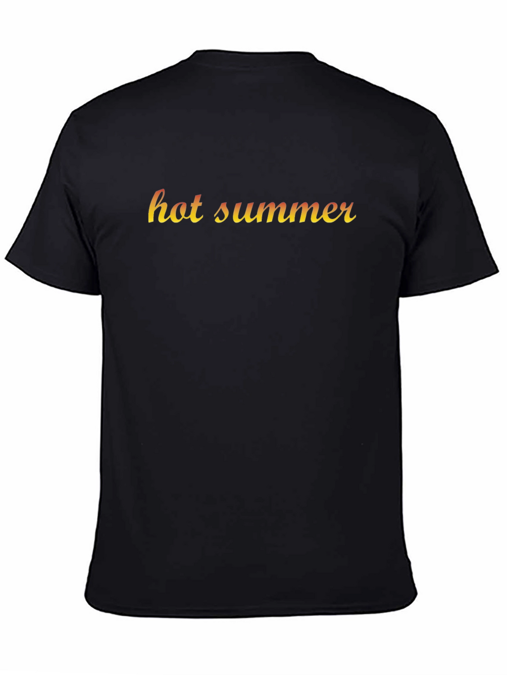 Hot Summer Graphic Tee - Mens Black T-Shirt