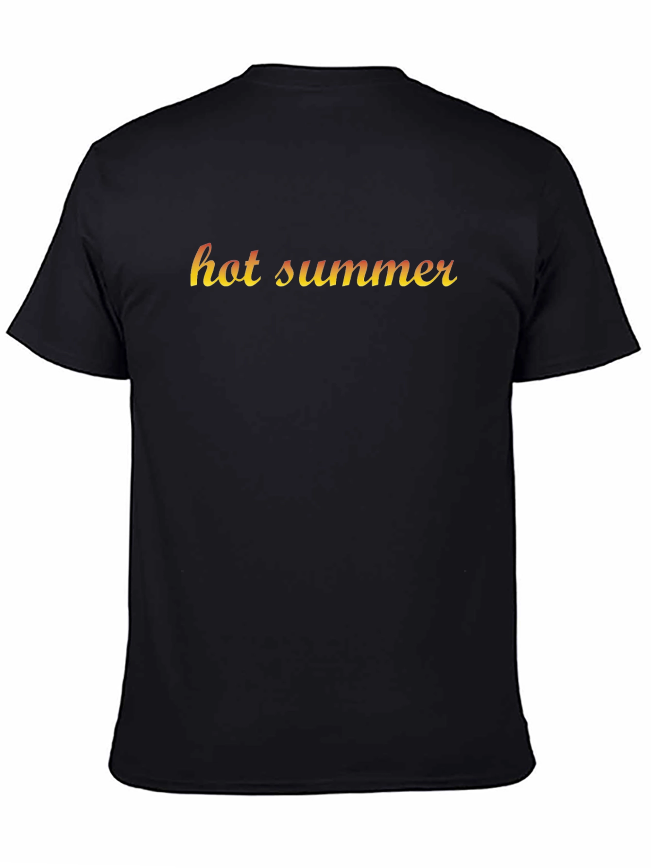 Hot Summer Graphic Tee - Mens Black T-Shirt