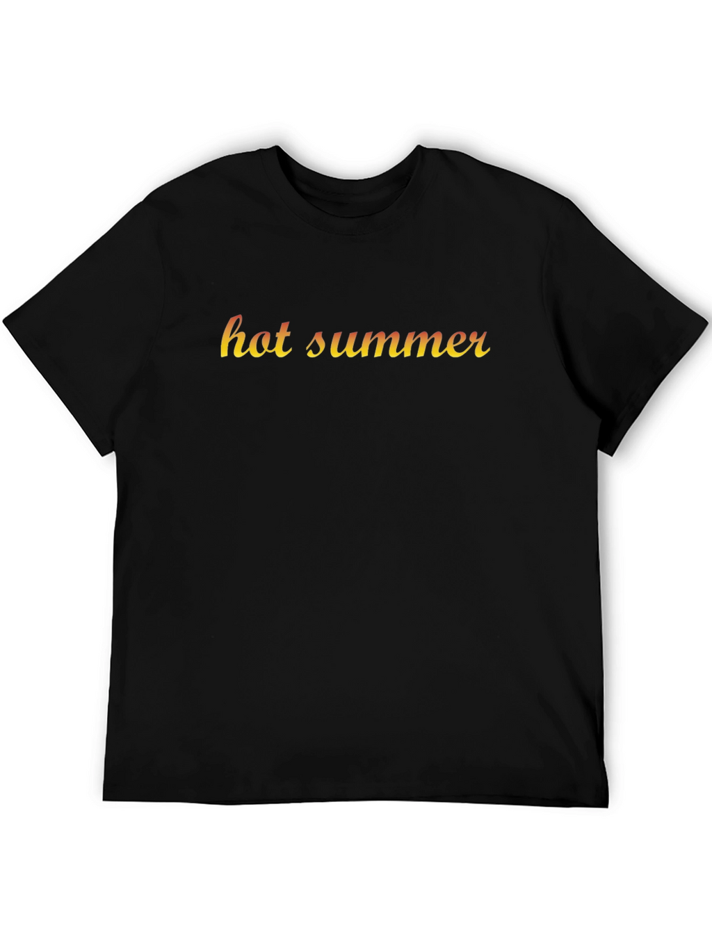Hot Summer Graphic Tee - Mens Black T-Shirt