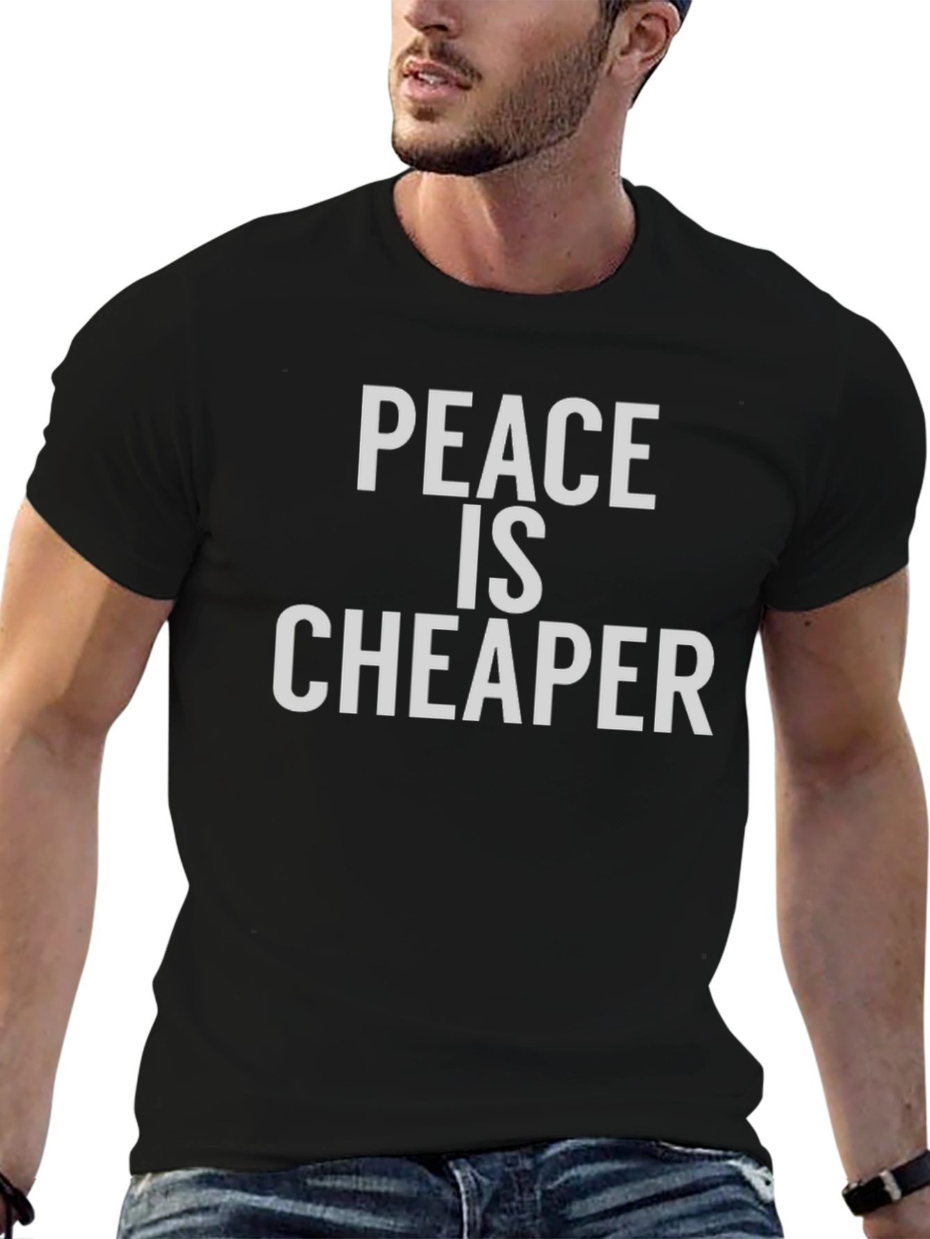 Peace is Cheaper Graphic T-Shirt