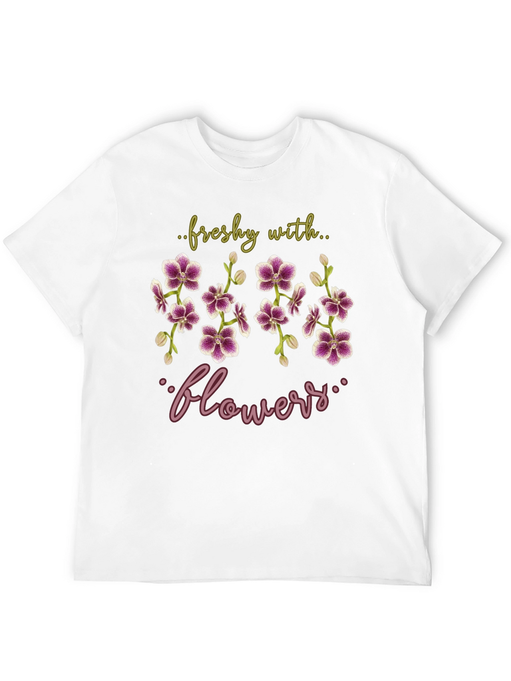 Freshy With Flowers Graphic T-Shirt