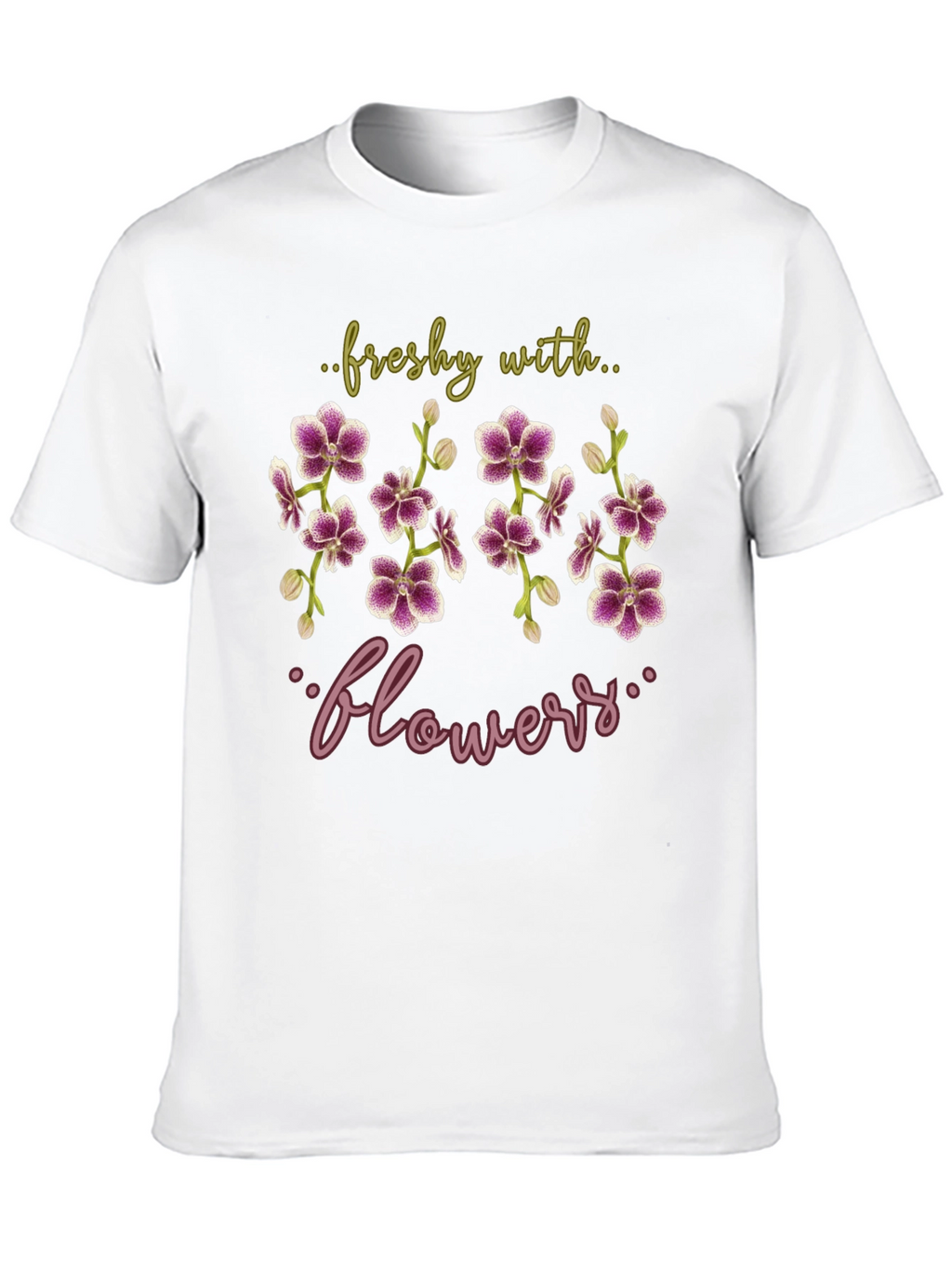 Freshy With Flowers Graphic T-Shirt
