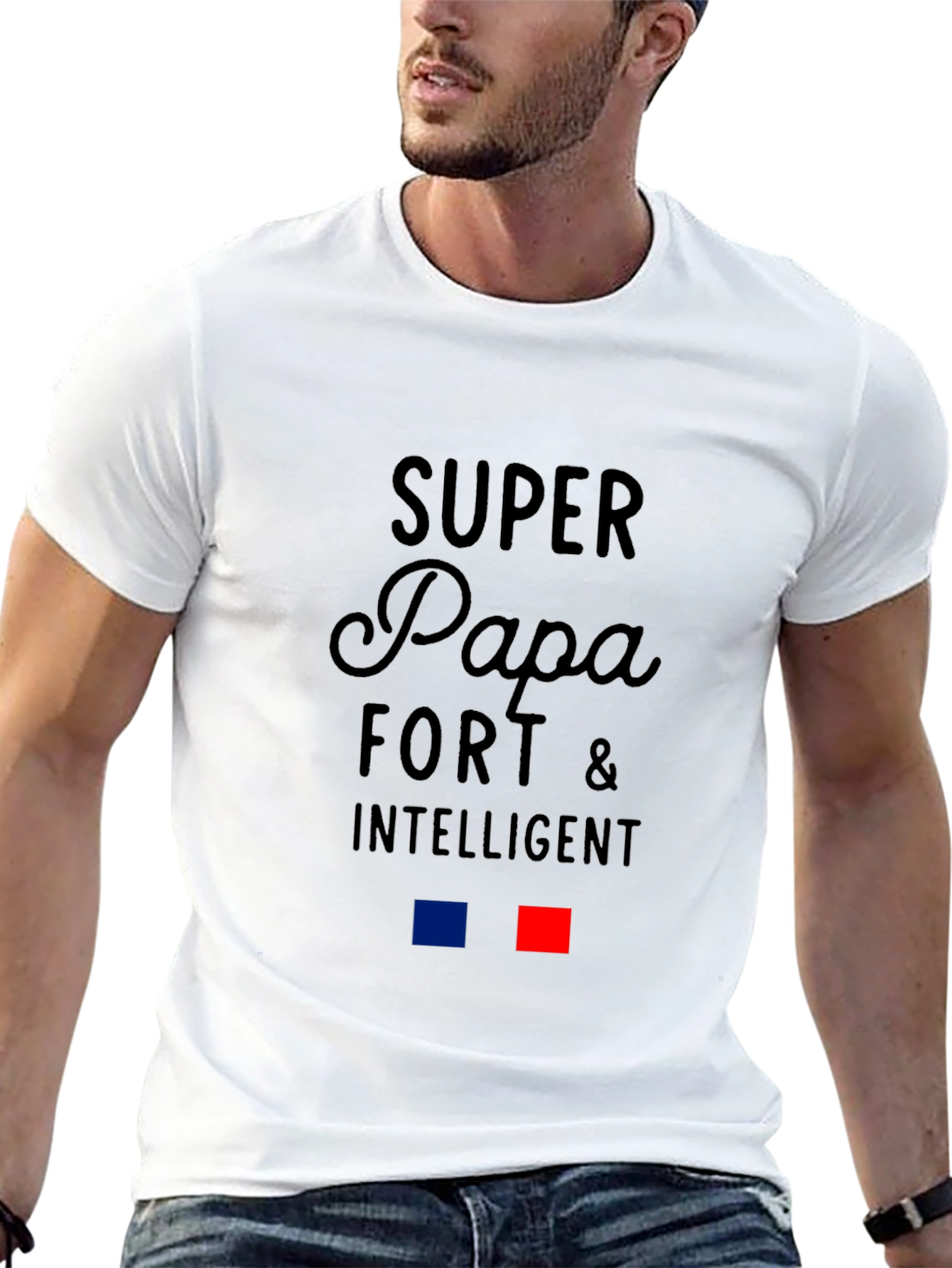 Super Papa Fort & Intelligent Graphic Tee
