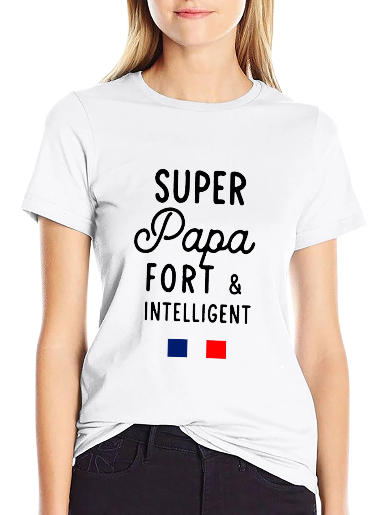 Super Papa Fort & Intelligent Graphic Tee
