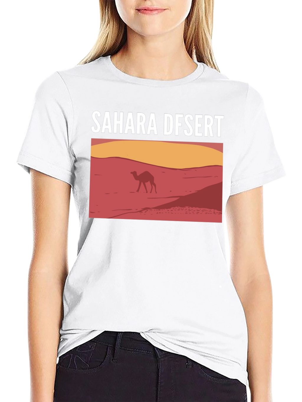 Sahara Desert Camel Graphic T-Shirt