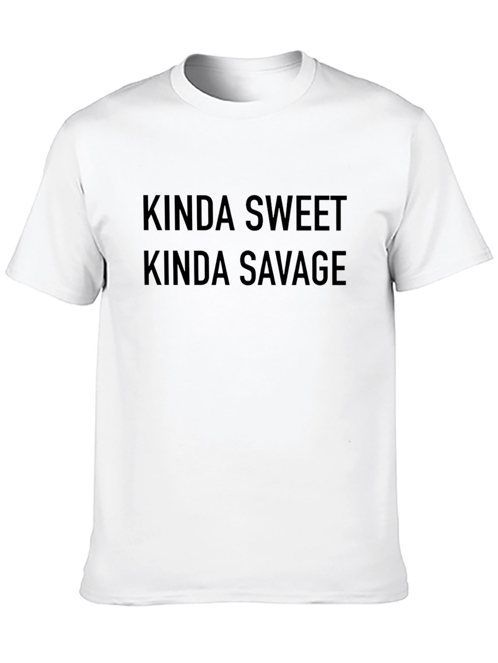Kinda Sweet Kinda Savage Black Graphic Tee
