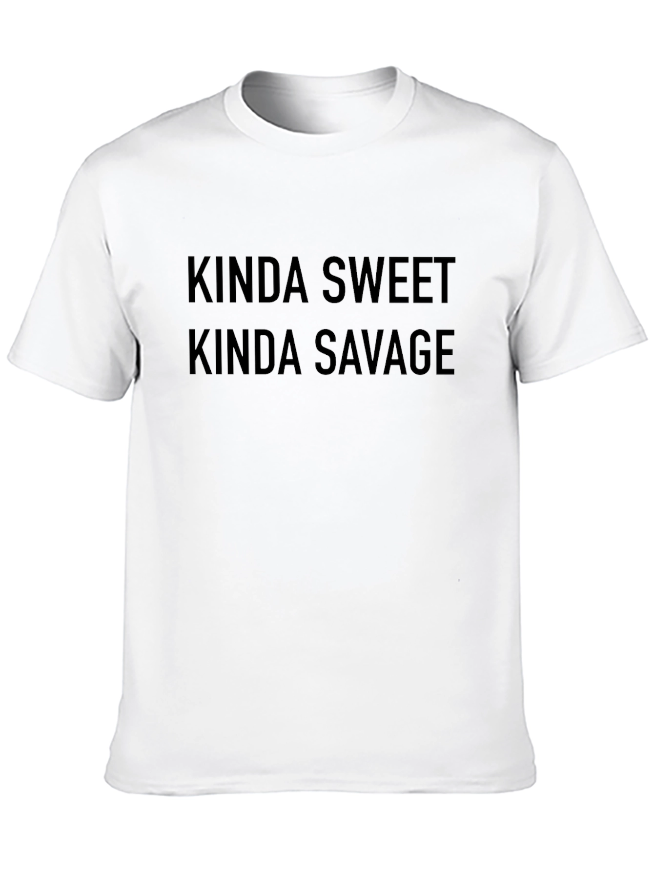 Kinda Sweet Kinda Savage Black Graphic Tee