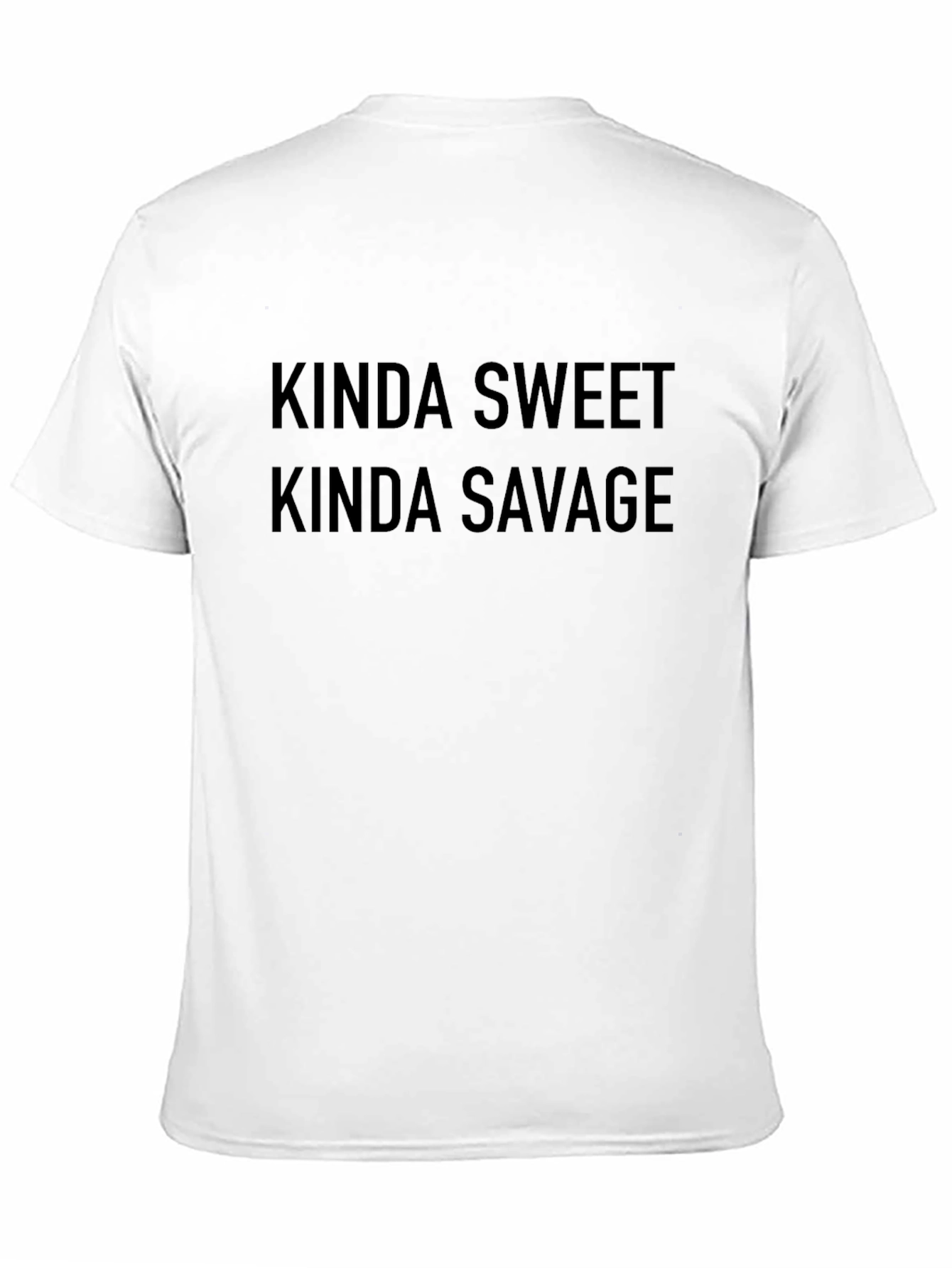 Kinda Sweet Kinda Savage Black Graphic Tee