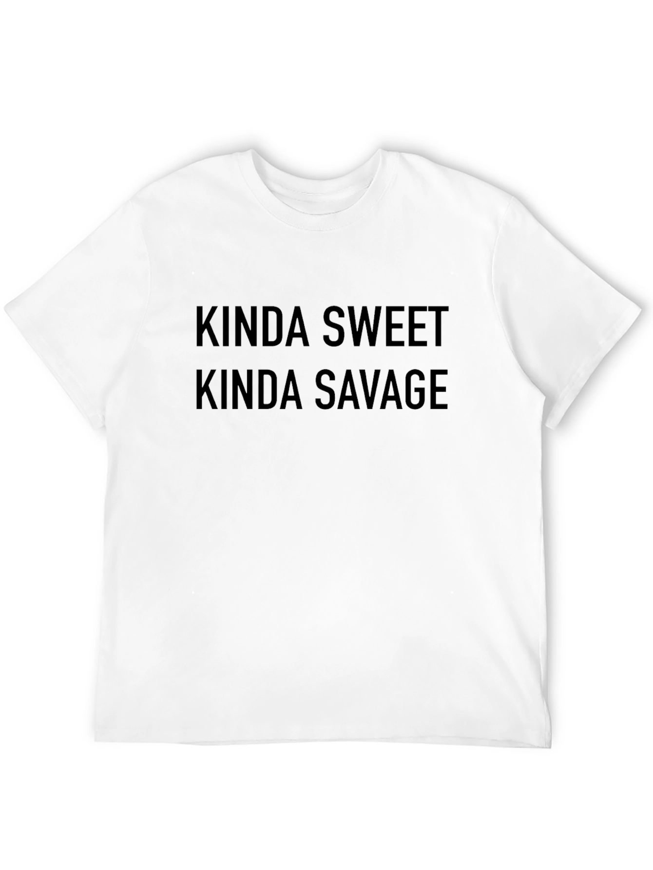 Kinda Sweet Kinda Savage Black Graphic Tee