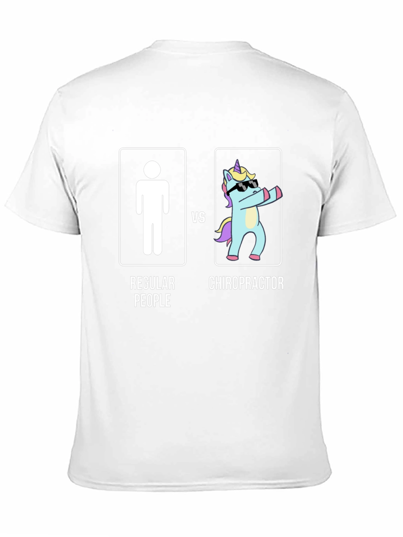 Chiropractor vs Regular People T-Shirt - Funny Graphic Tee
