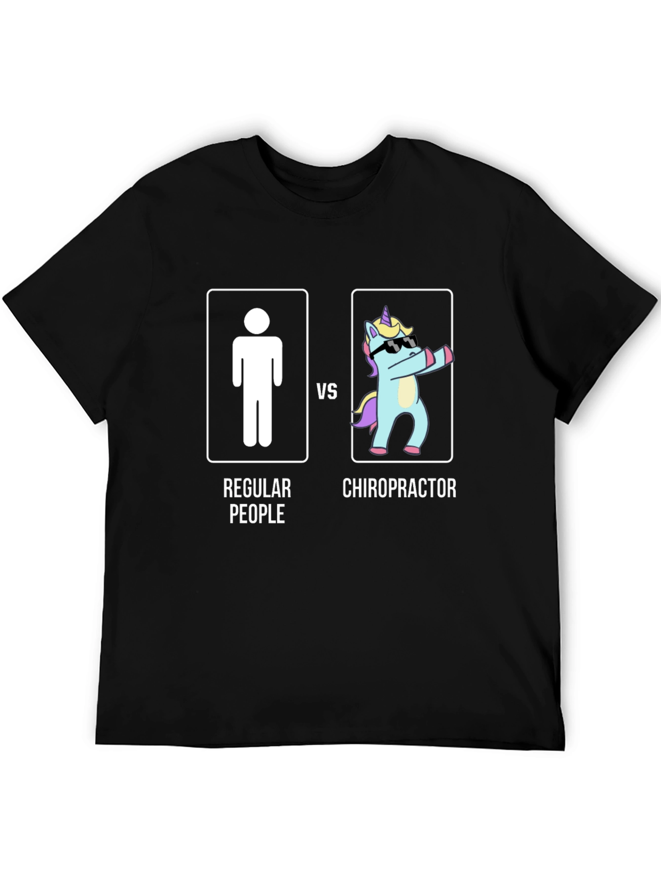 Chiropractor vs Regular People T-Shirt - Funny Graphic Tee