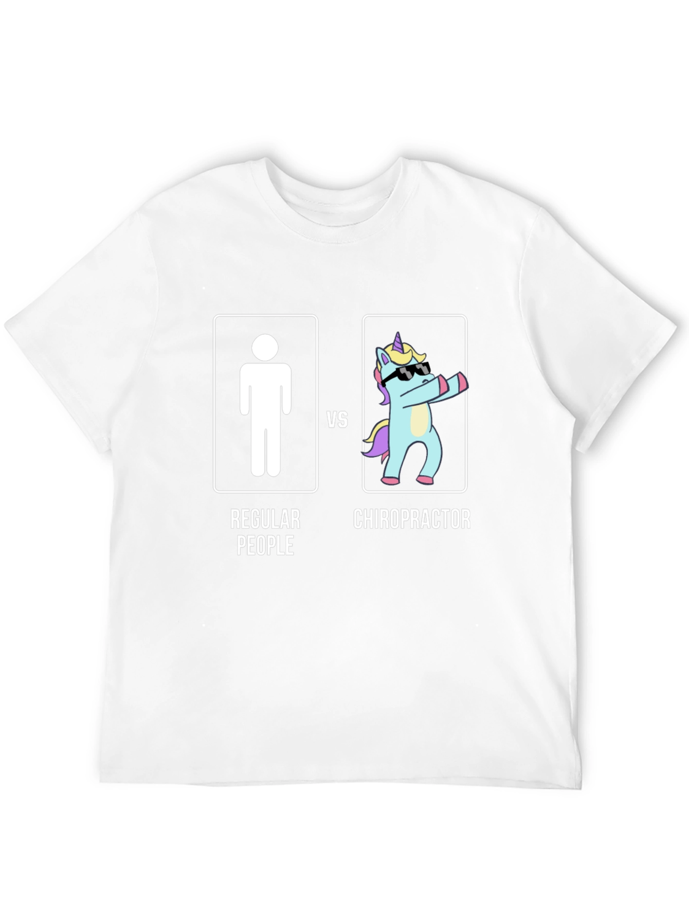 Chiropractor vs Regular People T-Shirt - Funny Graphic Tee