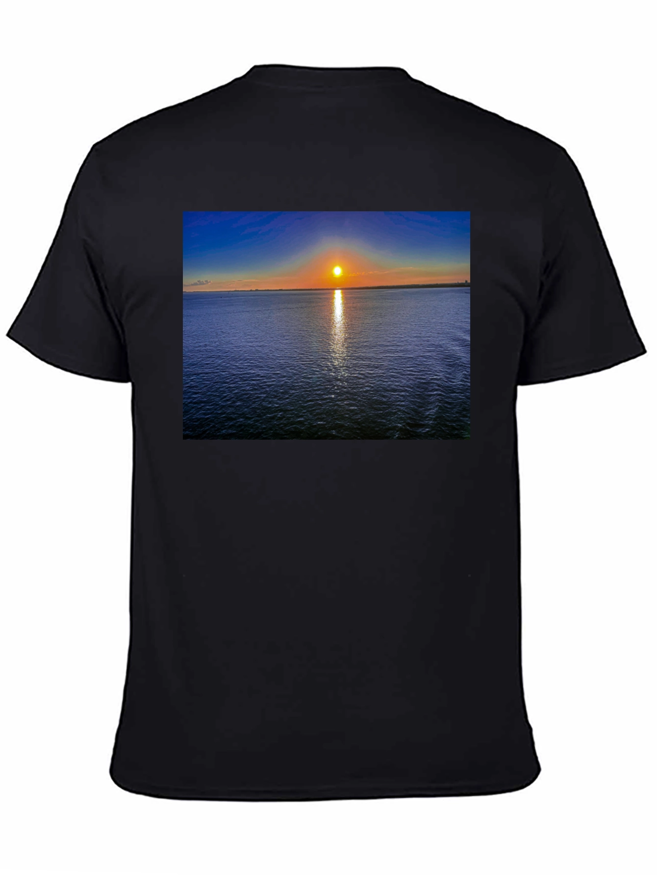 Sunset Over Water Graphic T-Shirt