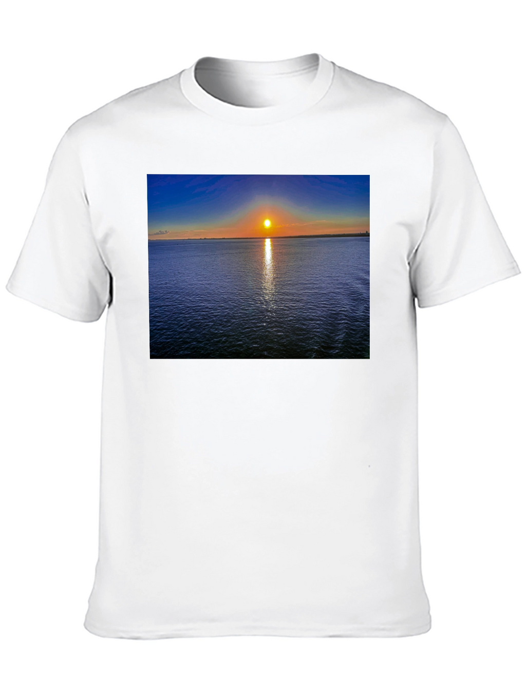 Sunset Over Water Graphic T-Shirt