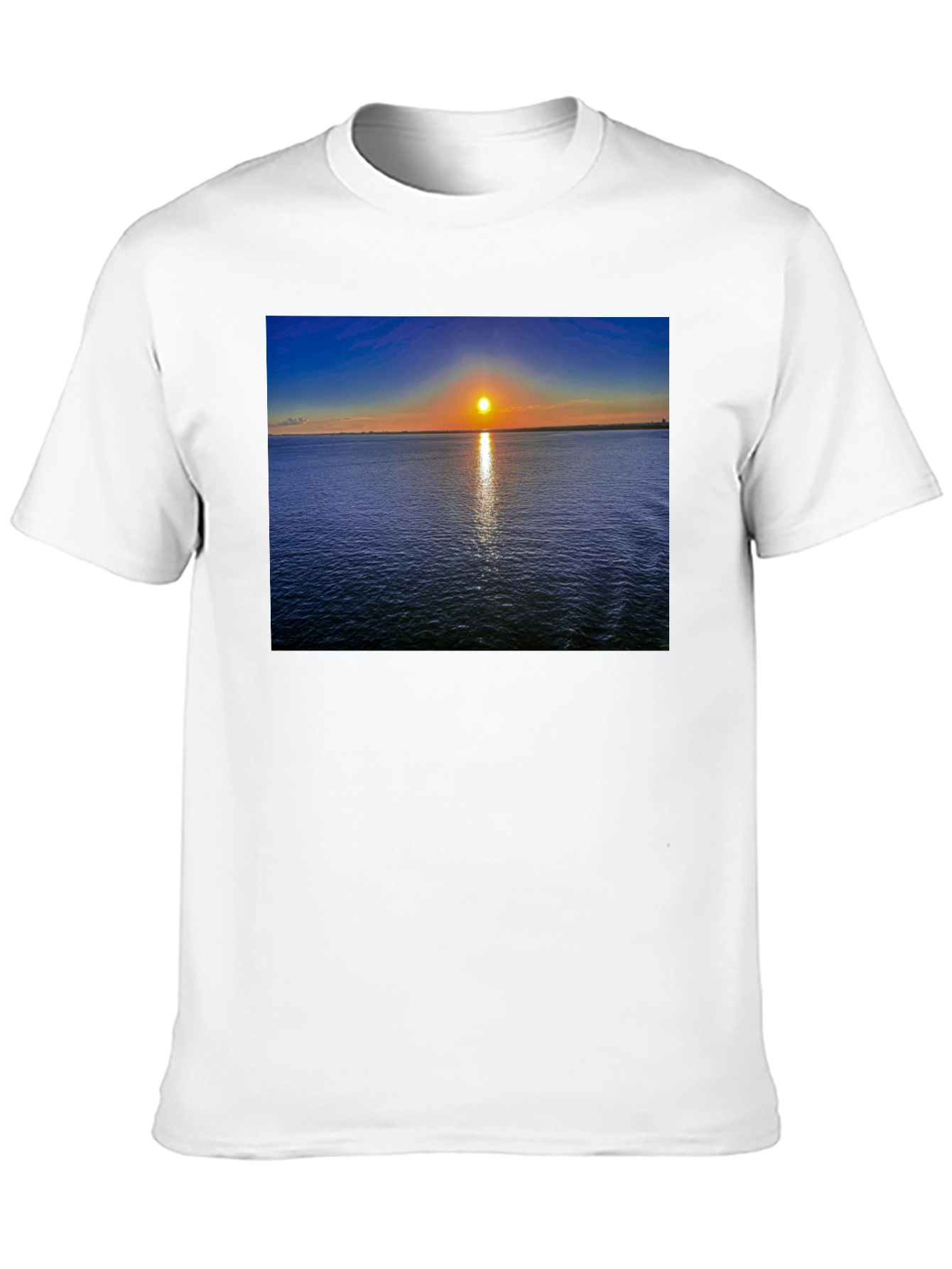 Sunset Over Water Graphic T-Shirt