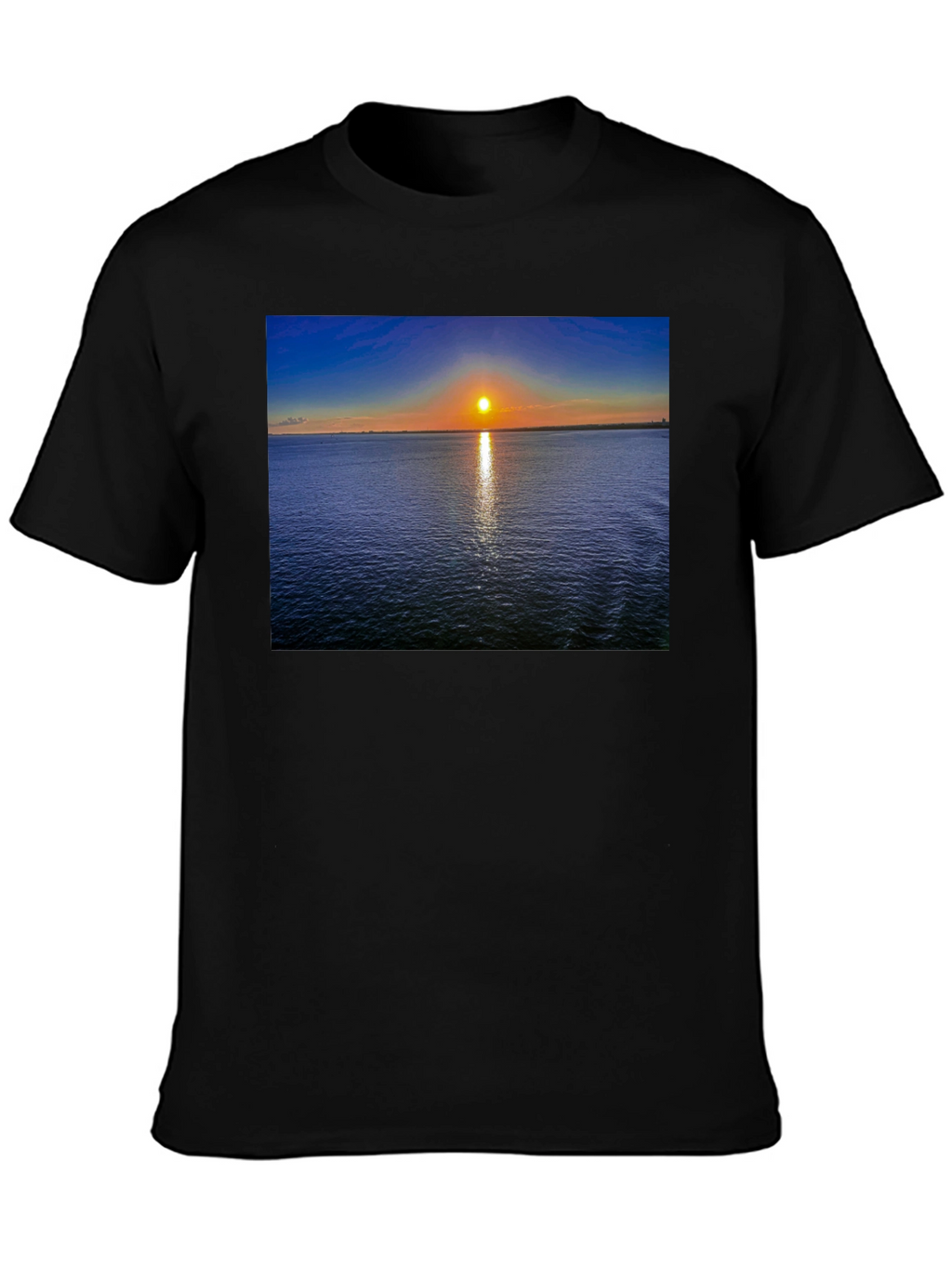 Sunset Over Water Graphic T-Shirt