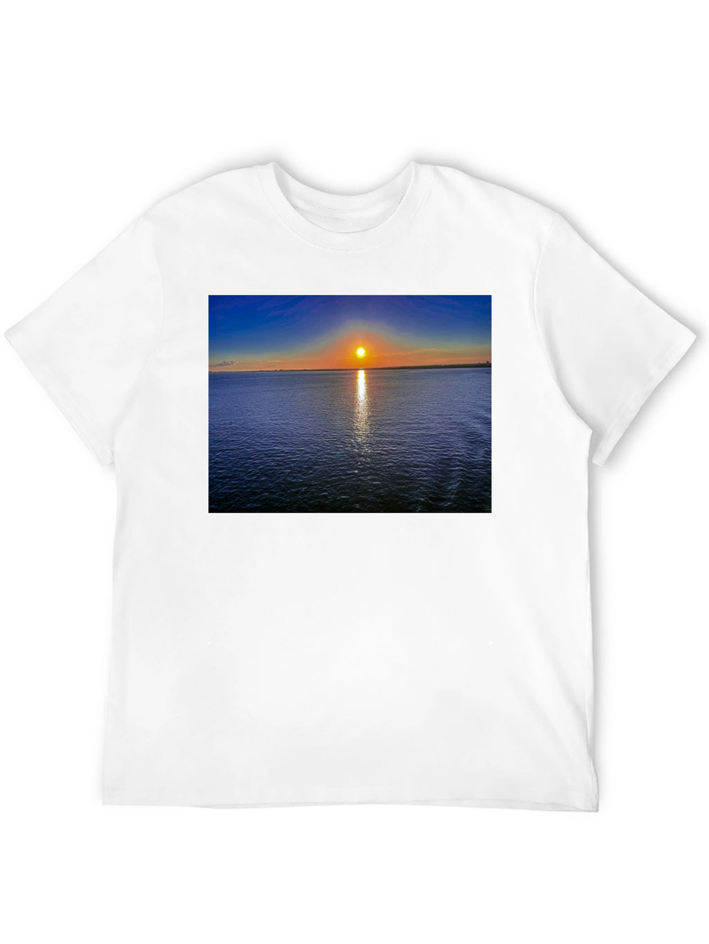 Sunset Over Water Graphic T-Shirt