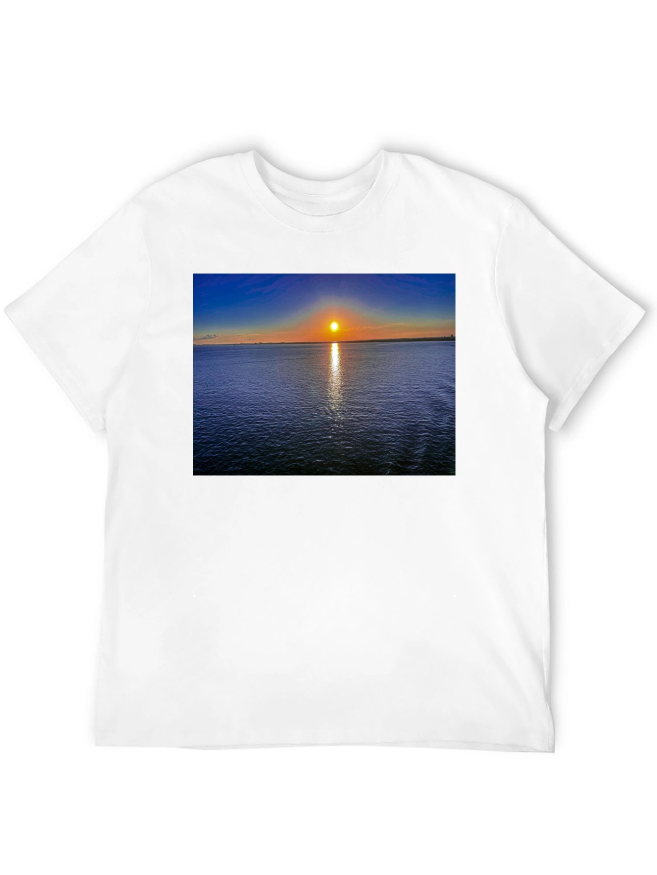 Sunset Over Water Graphic T-Shirt