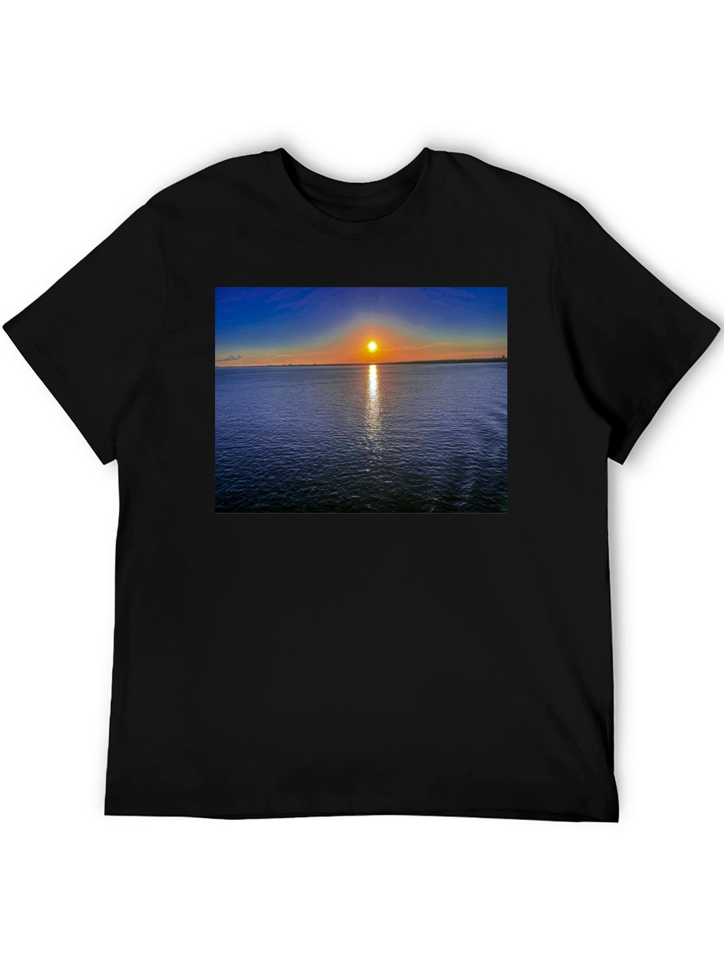 Sunset Over Water Graphic T-Shirt