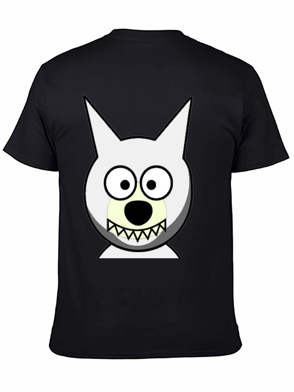 Cartoon Dog Face Graphic Tee