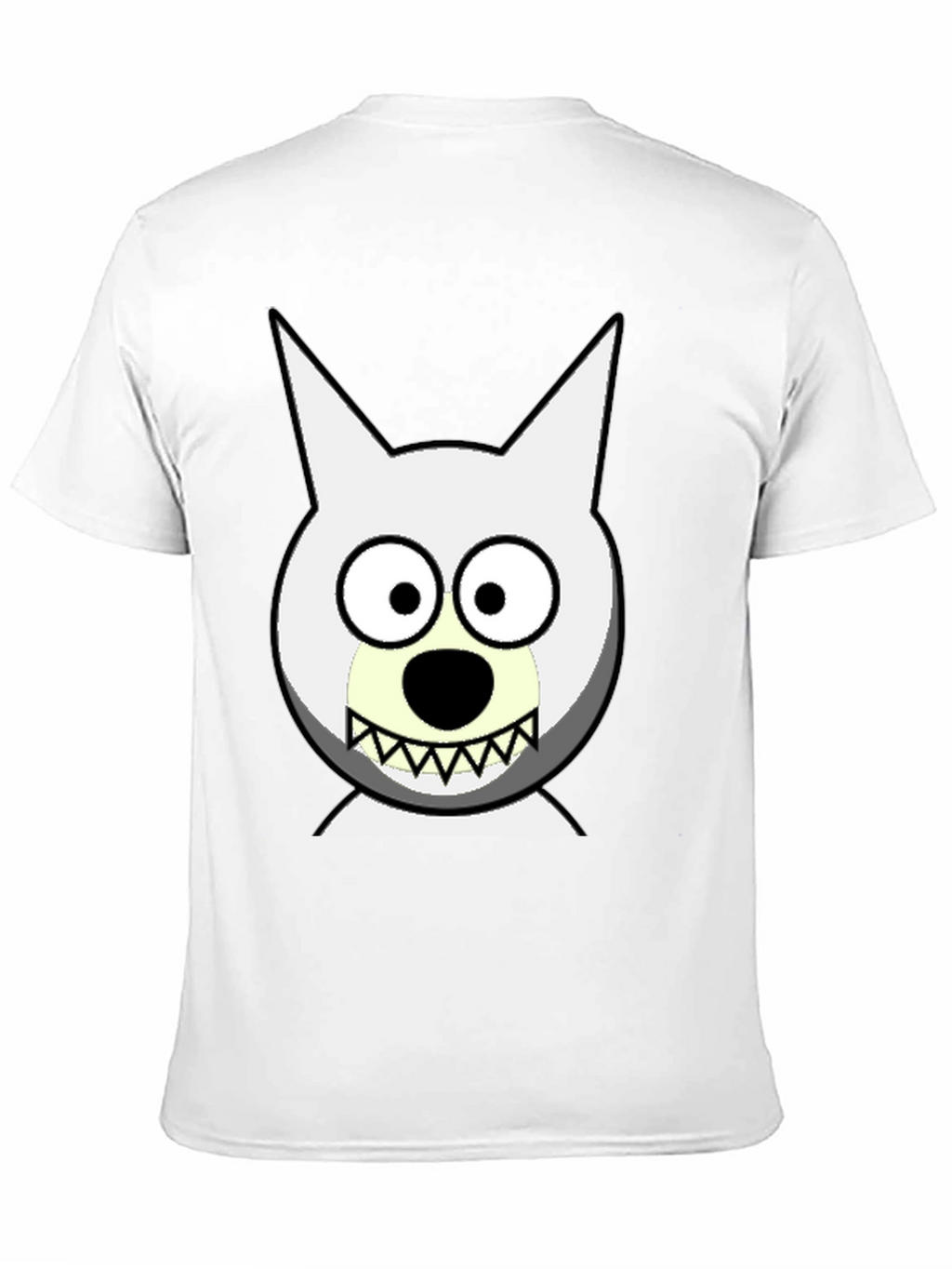 Cartoon Dog Face Graphic Tee