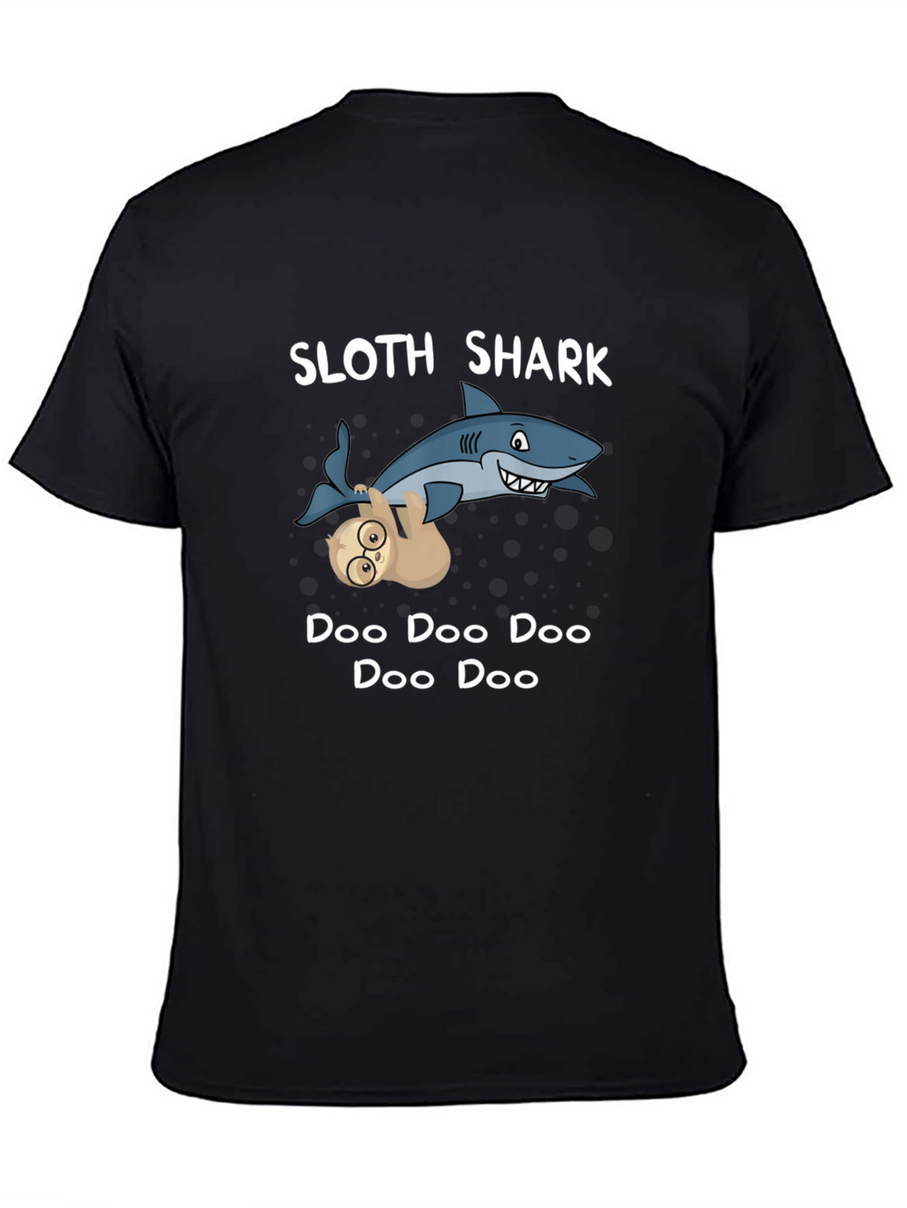 Sloth Shark Doo Doo T-Shirt - Funny Novelty Tee