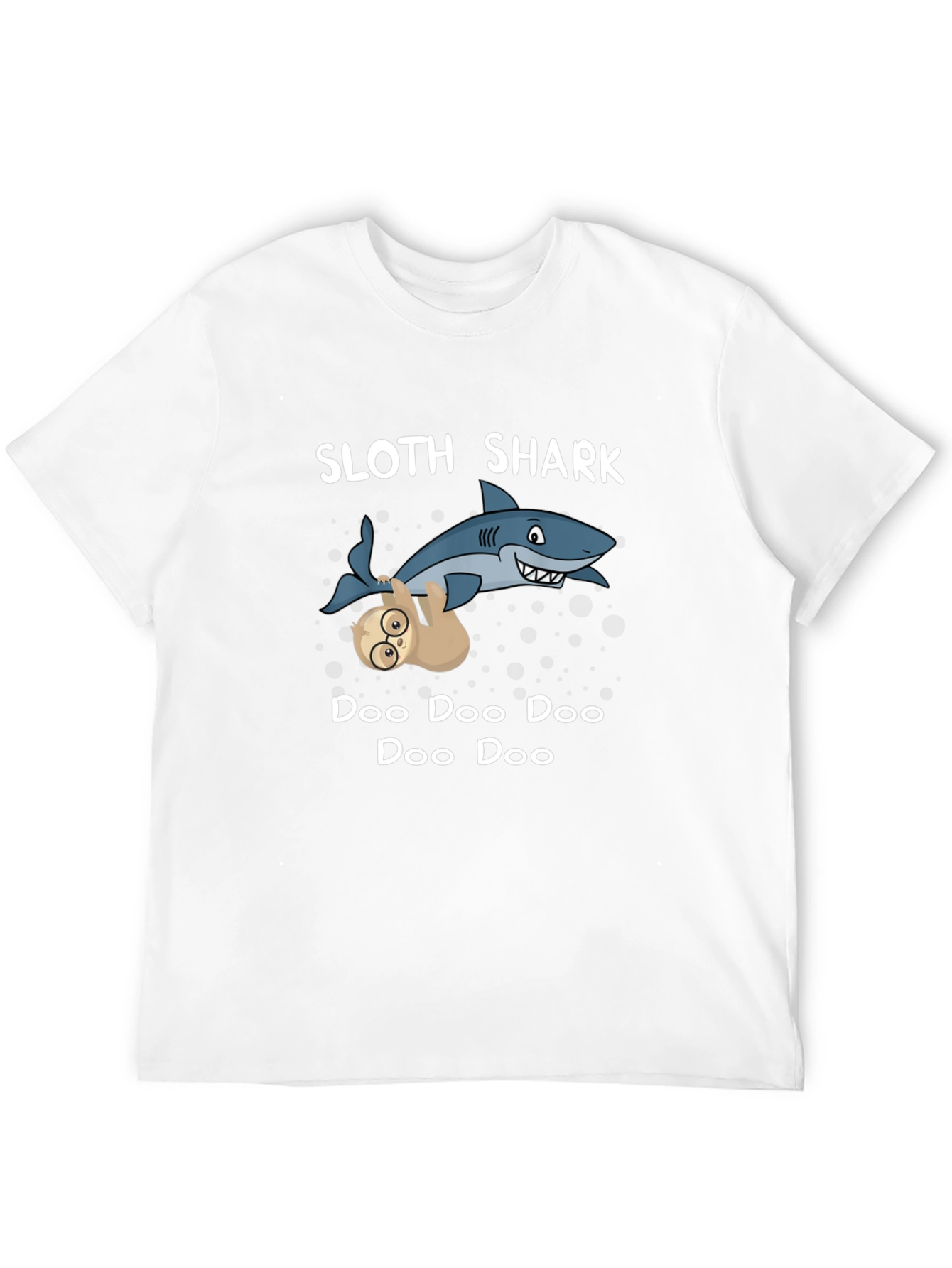 Sloth Shark Doo Doo T-Shirt - Funny Novelty Tee