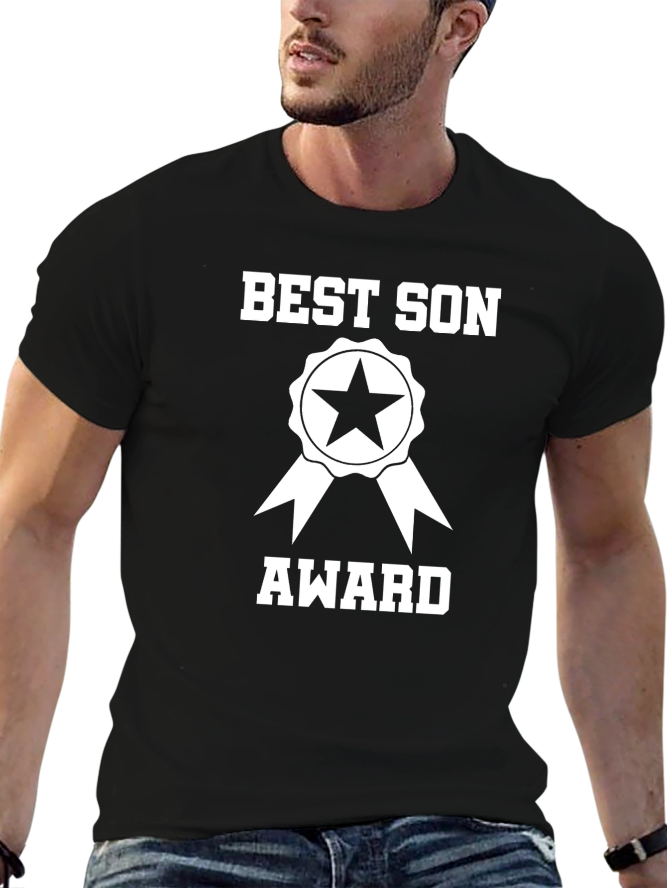 Best Son Award Graphic T-Shirt - Gift for Son