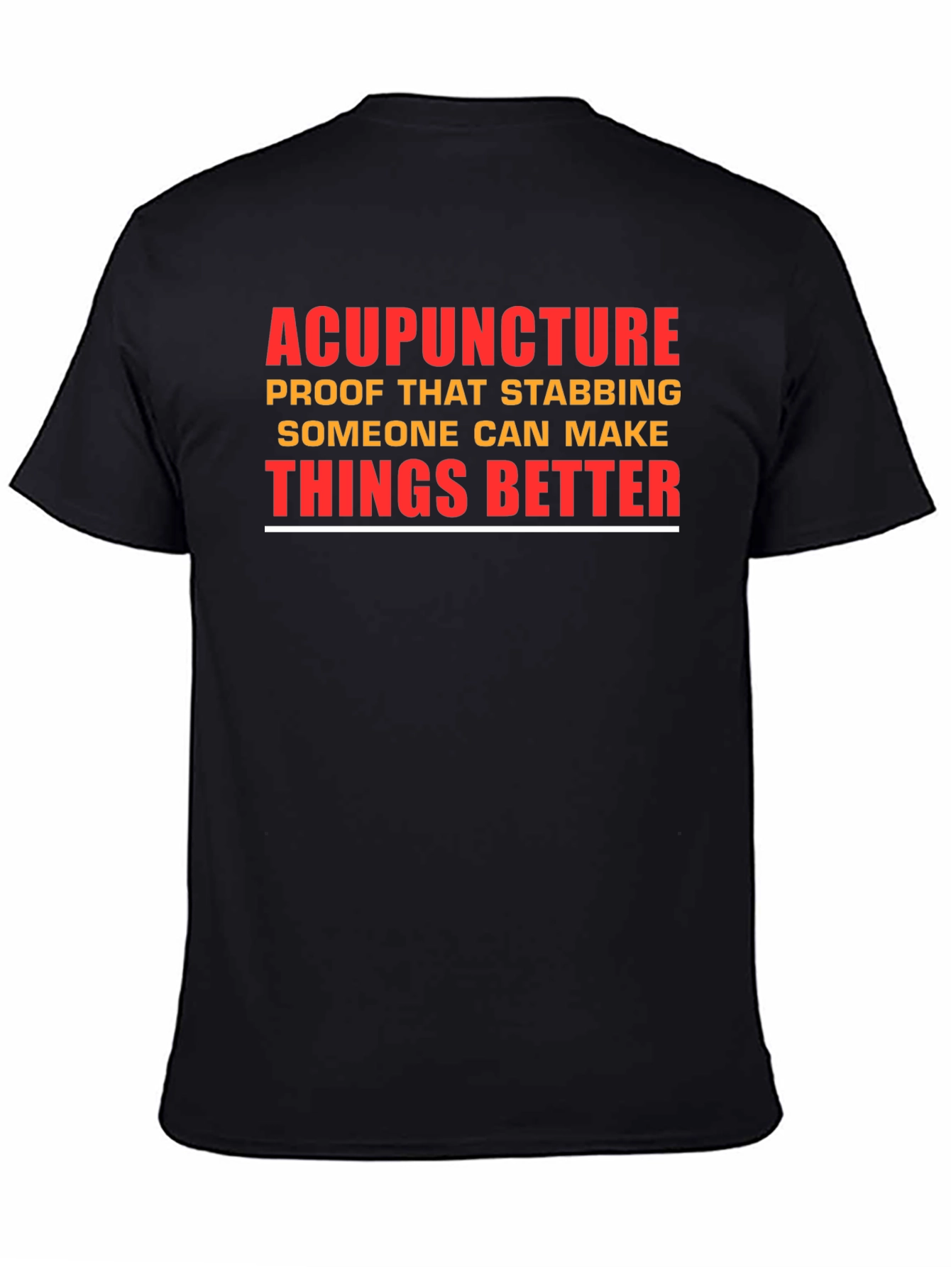 Acupuncture Stabbing T-Shirt - Funny Graphic Tee