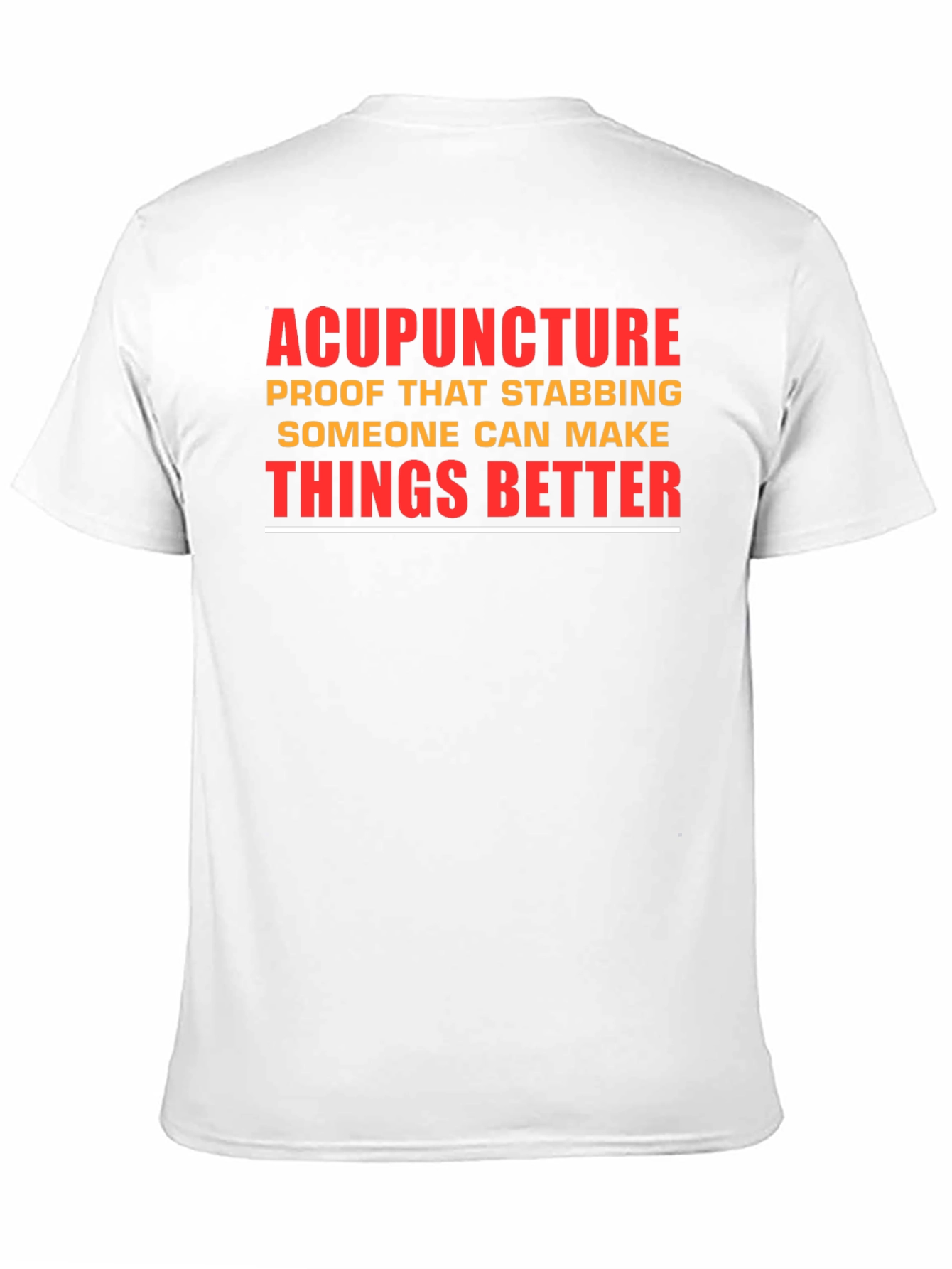 Acupuncture Stabbing T-Shirt - Funny Graphic Tee