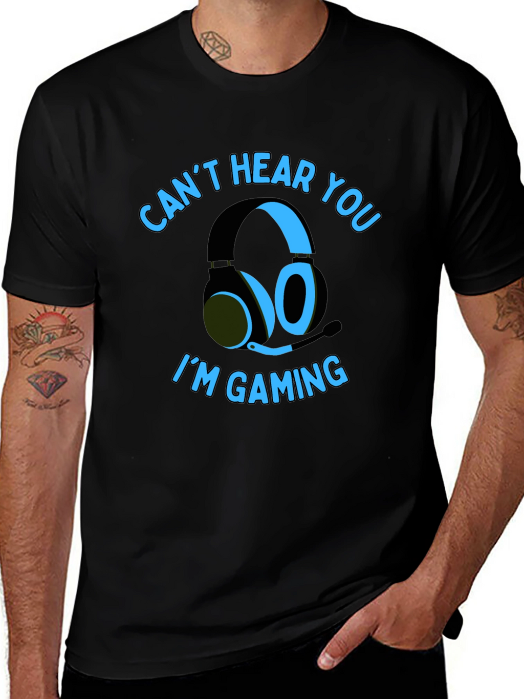 Gamer T-Shirt: Cant Hear You Im Gaming