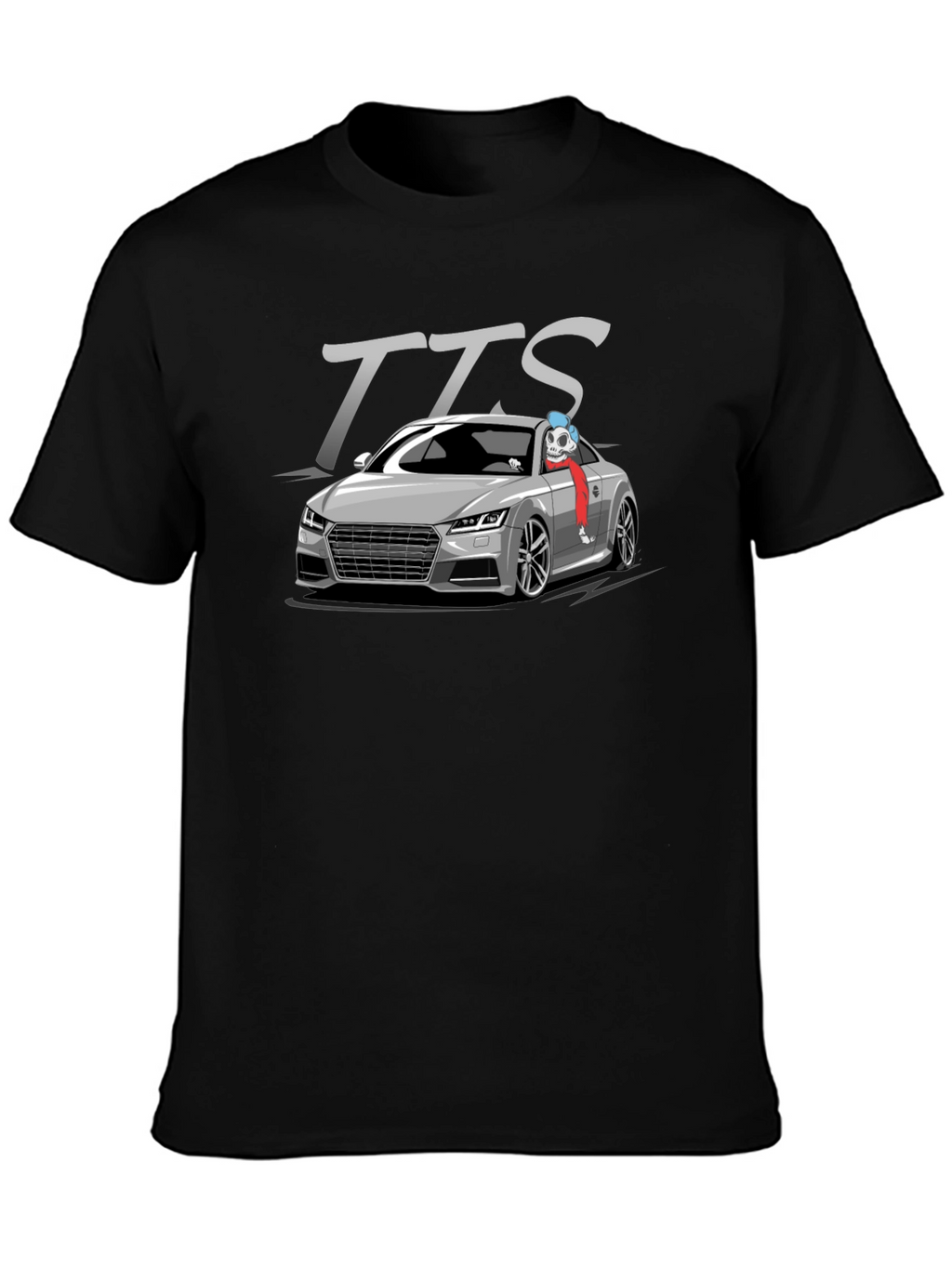 TTS Car T-Shirt - Black Graphic Tee
