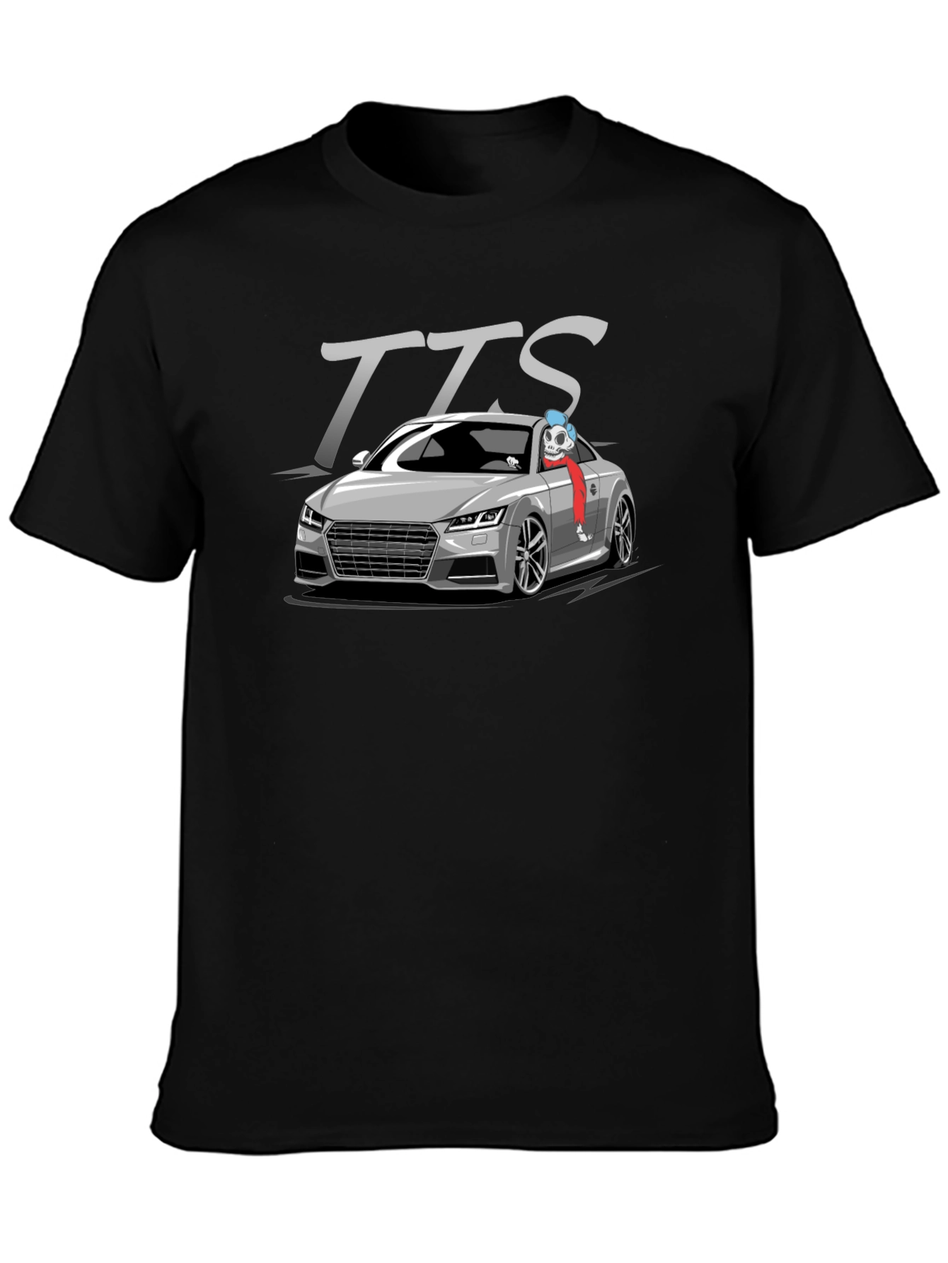 TTS Car T-Shirt - Black Graphic Tee