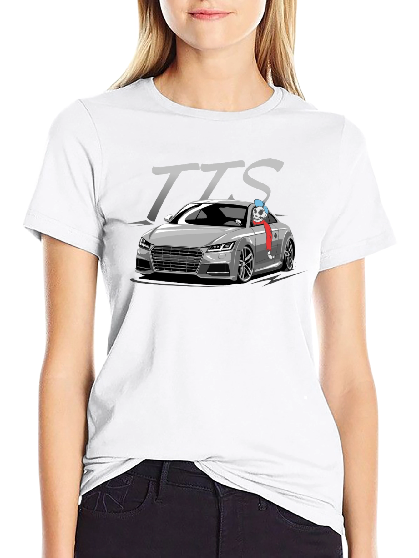 TTS Car T-Shirt - Black Graphic Tee
