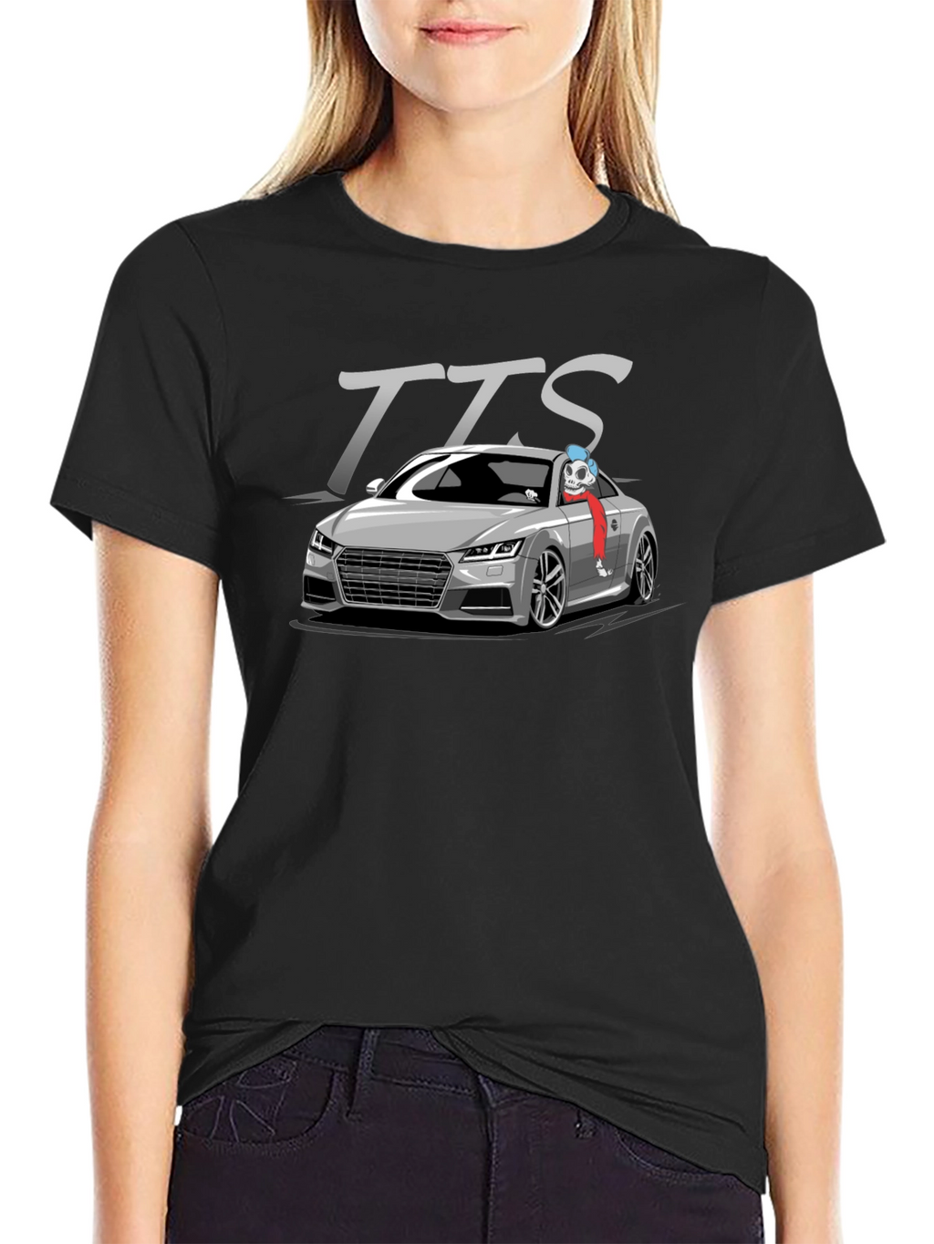 TTS Car T-Shirt - Black Graphic Tee