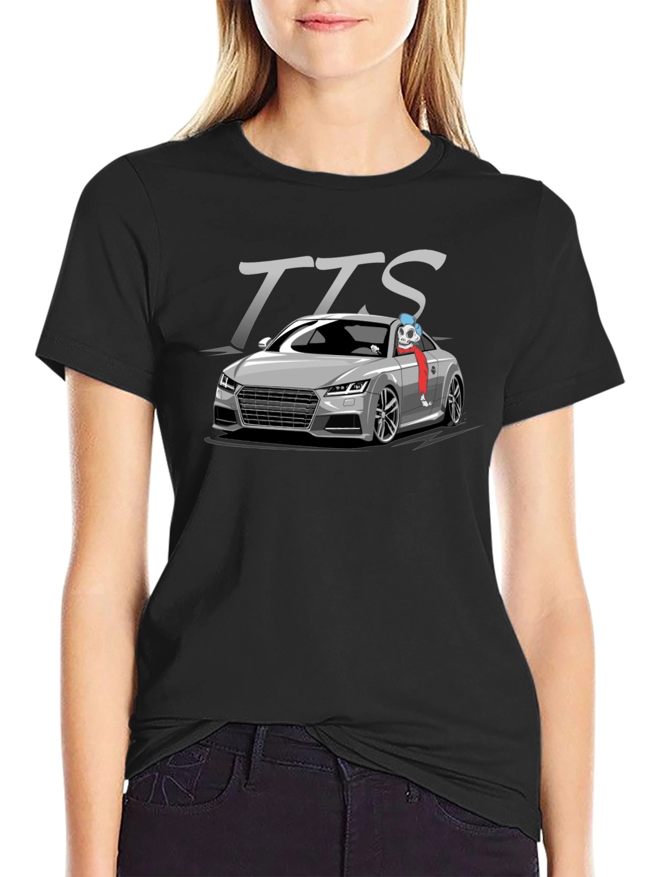 TTS Car T-Shirt - Black Graphic Tee