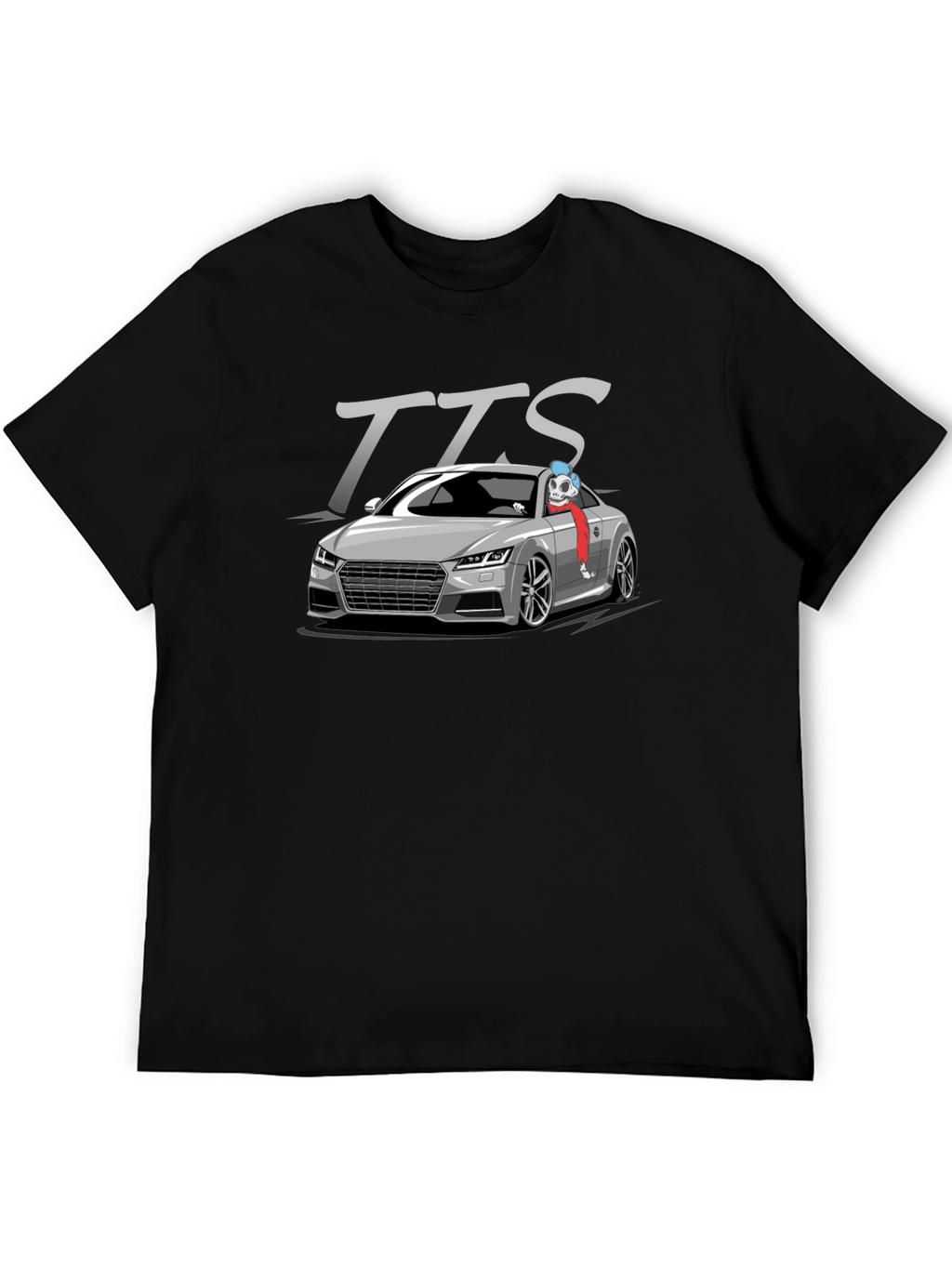 TTS Car T-Shirt - Black Graphic Tee