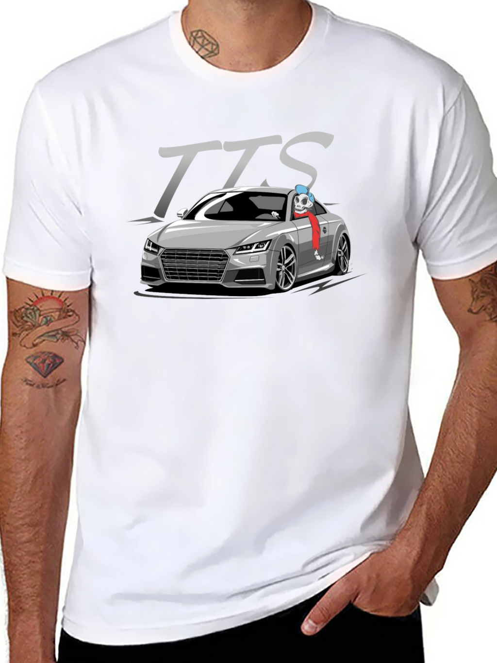 TTS Car T-Shirt - Black Graphic Tee