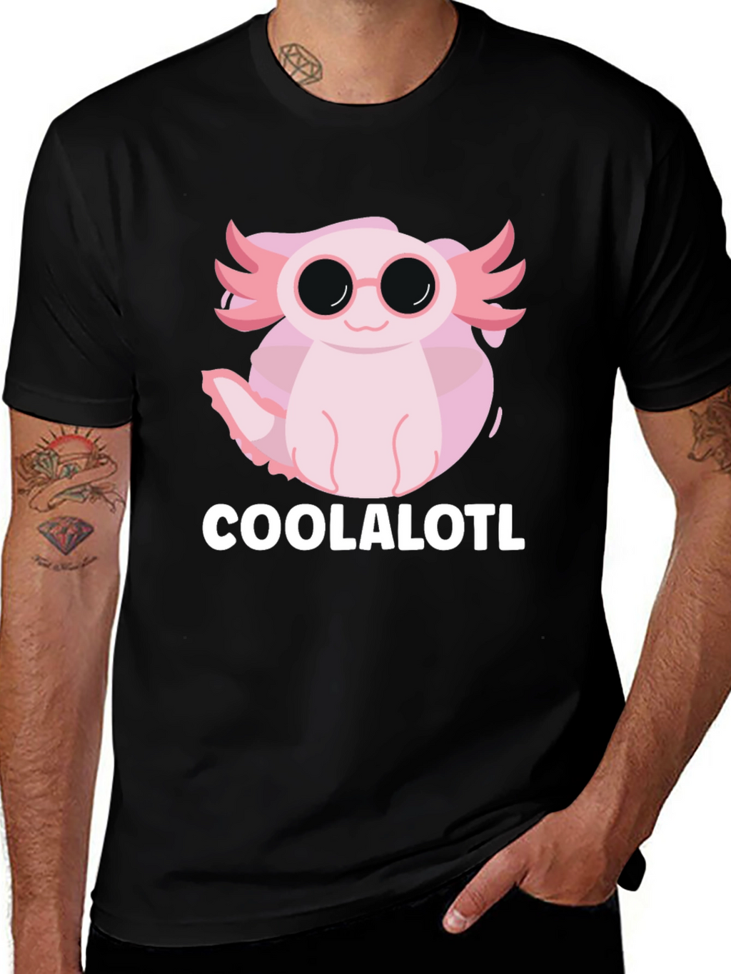 Coolalotl T-Shirt - Axolotl Design