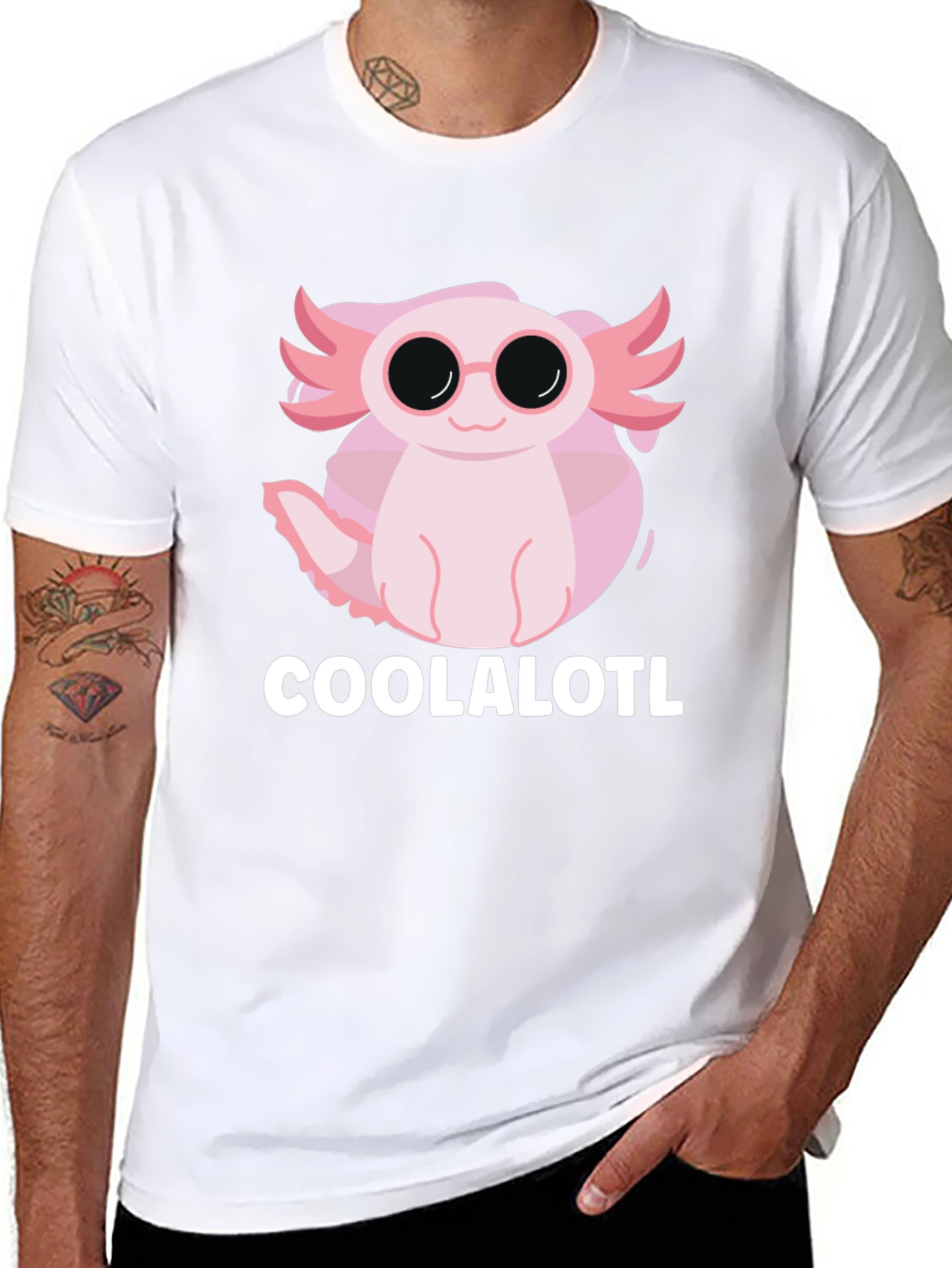 Coolalotl T-Shirt - Axolotl Design