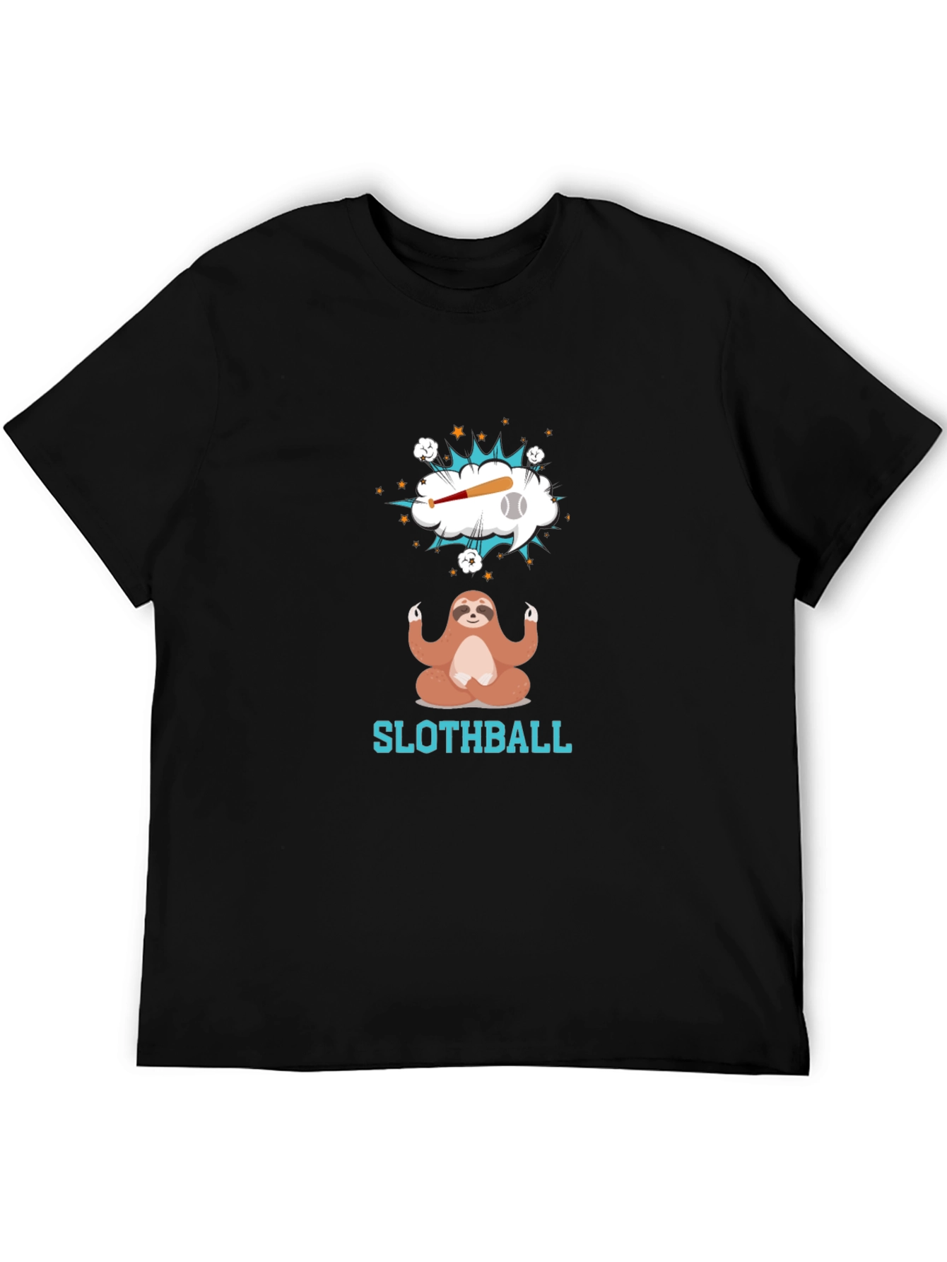 Slothball Black T-Shirt