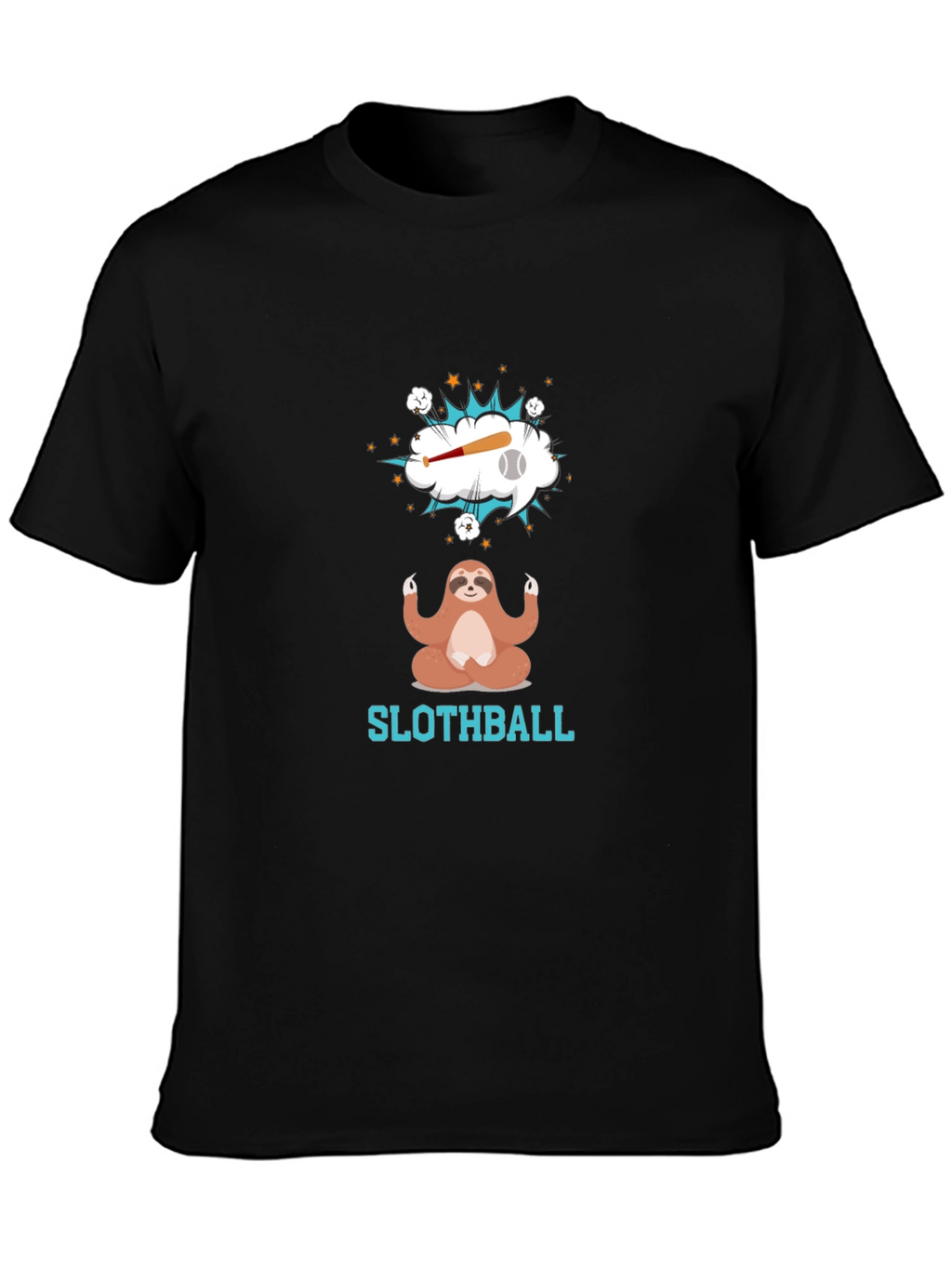 Slothball Black T-Shirt