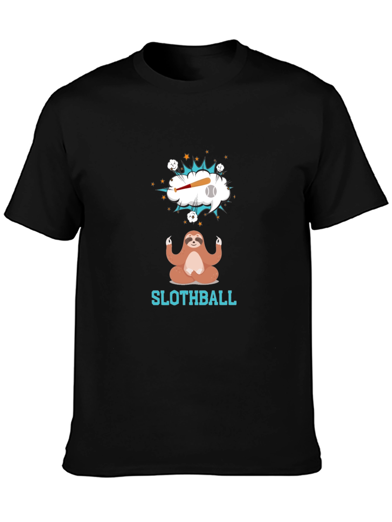 Slothball Black T-Shirt