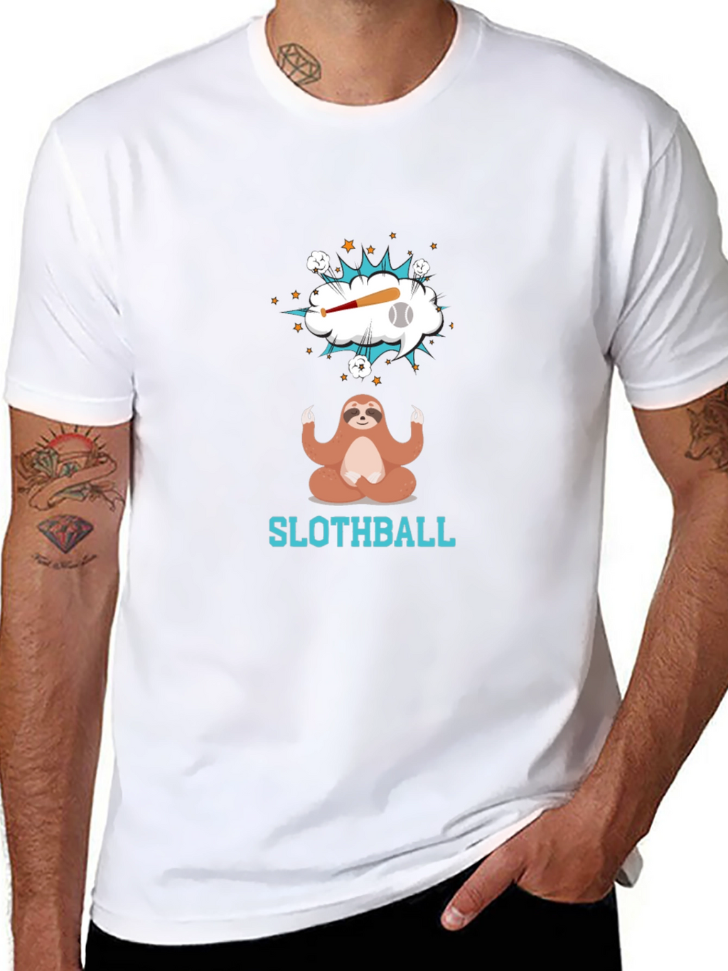 Slothball Black T-Shirt