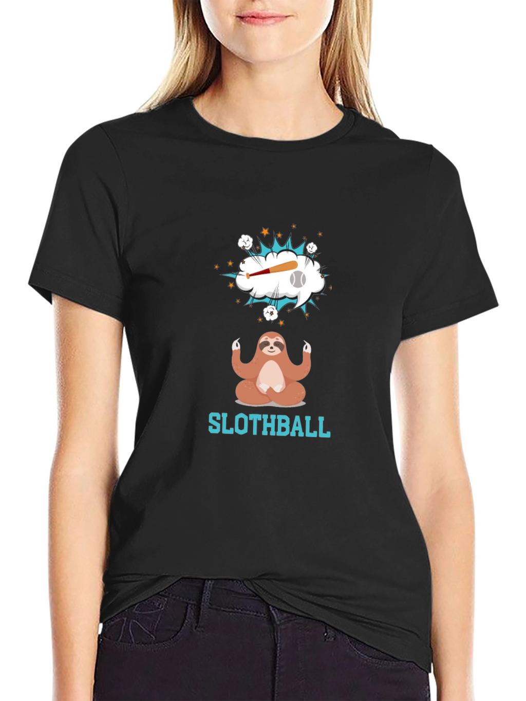 Slothball Black T-Shirt