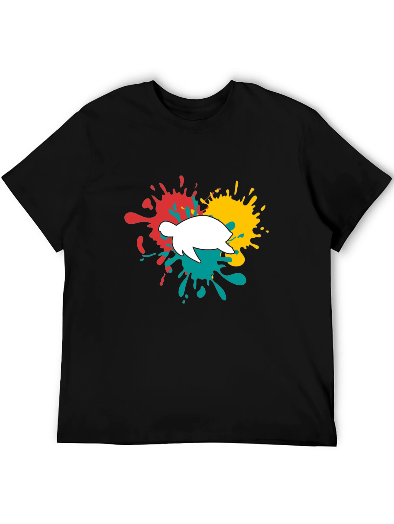 Turtle Splash T-Shirt - Fun Graphic Tee