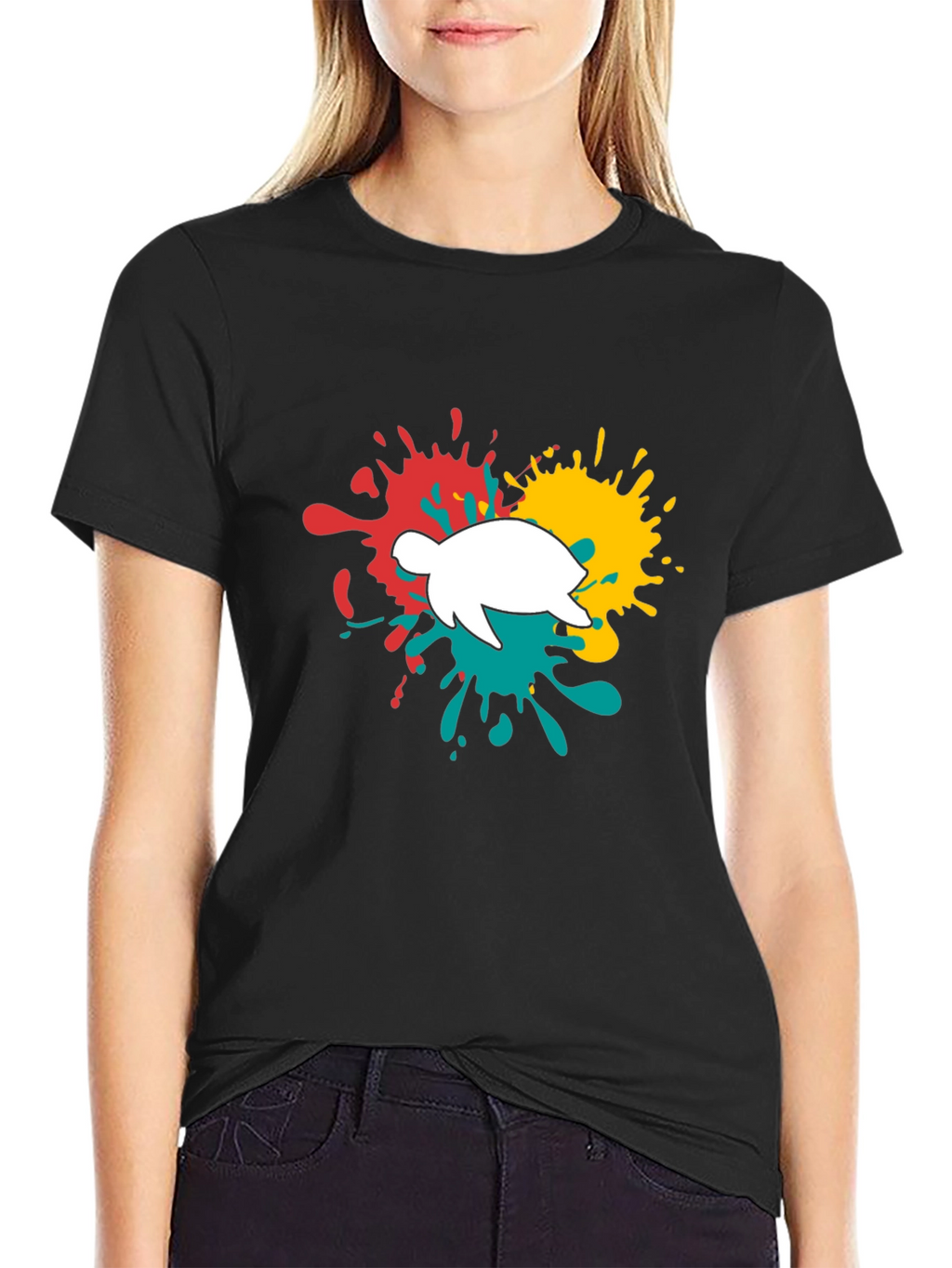 Turtle Splash T-Shirt - Fun Graphic Tee