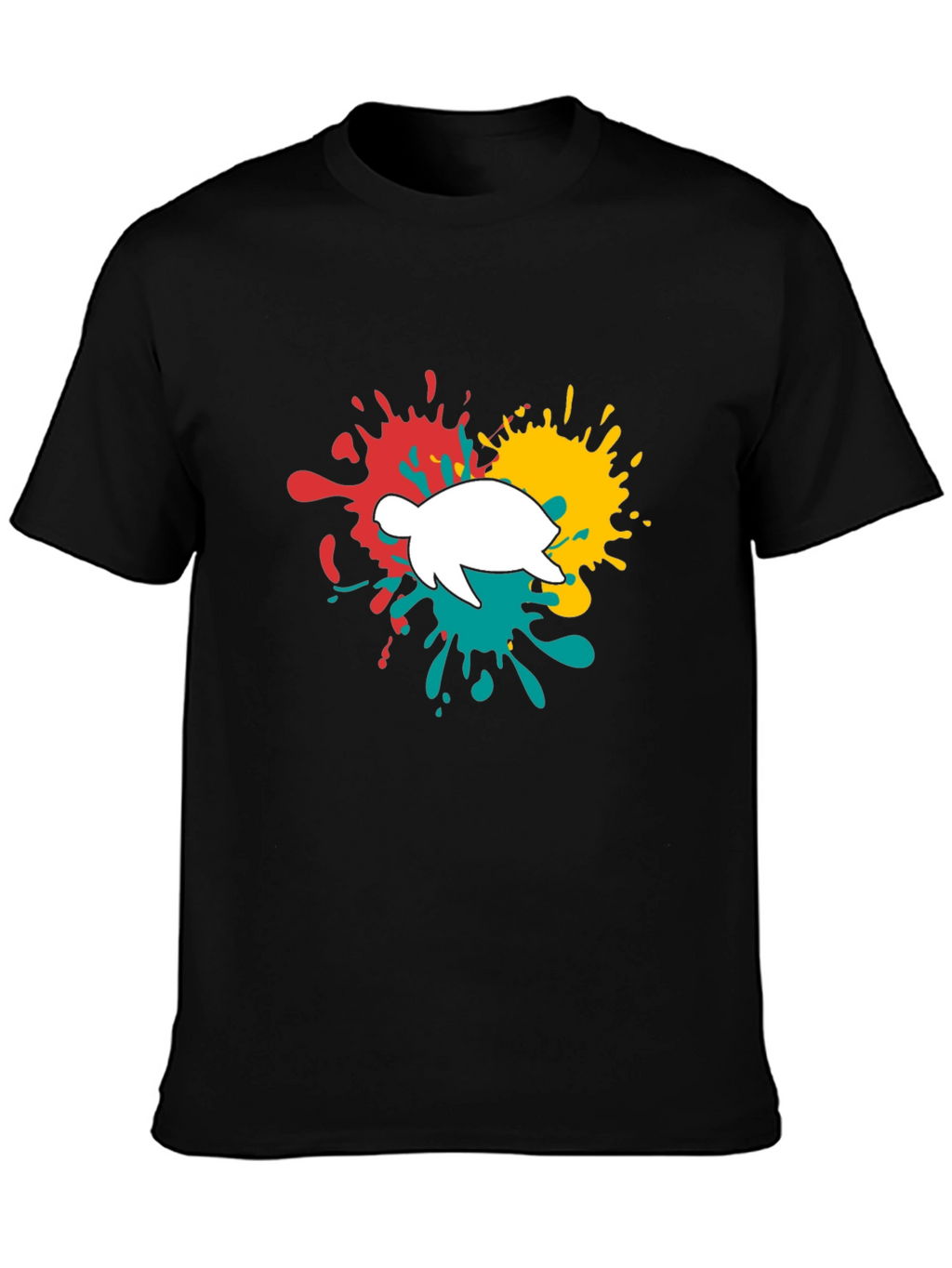 Turtle Splash T-Shirt - Fun Graphic Tee