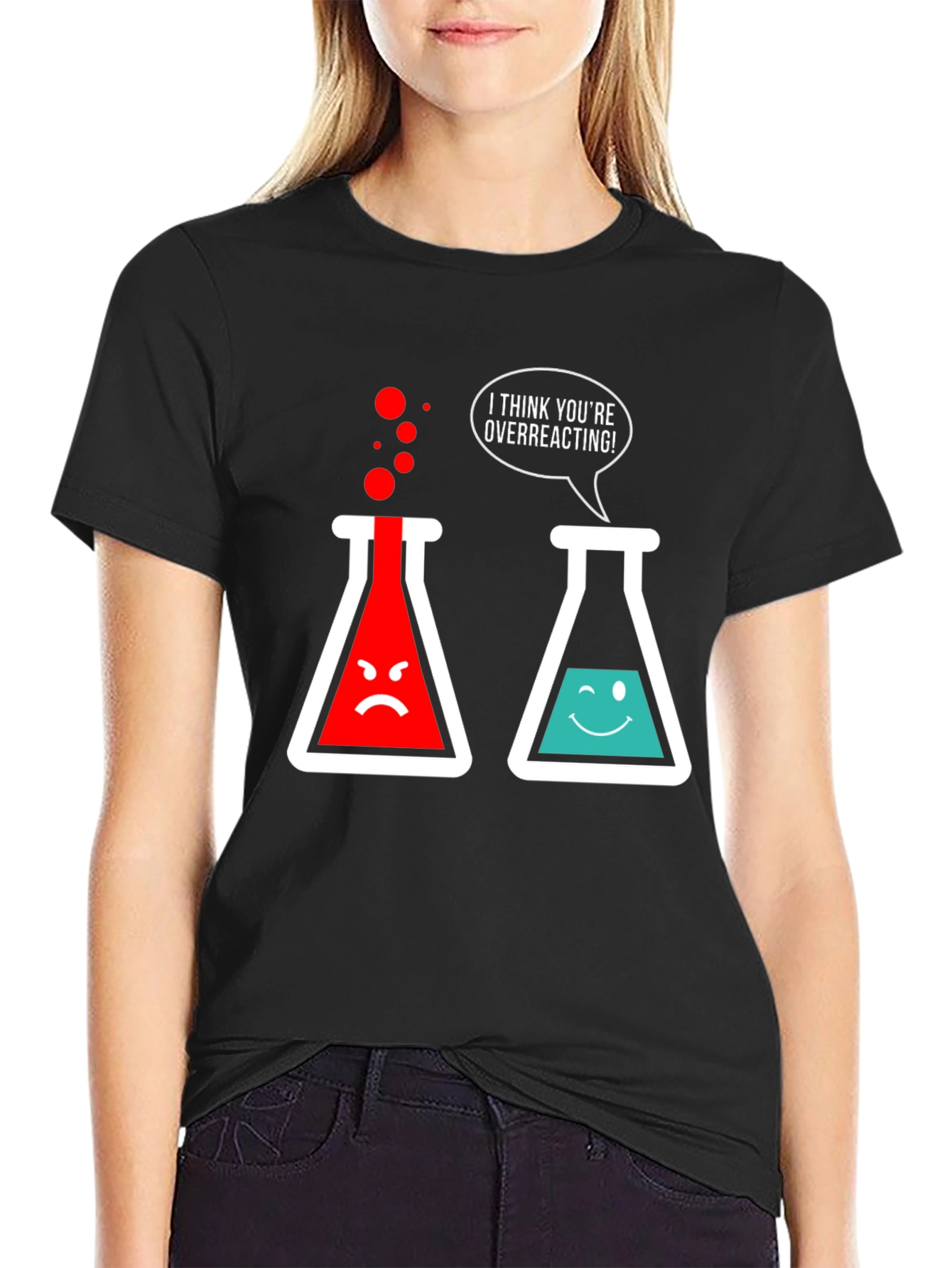 Overreacting Chemistry T-Shirt - Funny Science Tee