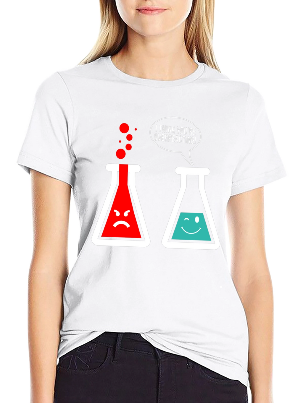 Overreacting Chemistry T-Shirt - Funny Science Tee